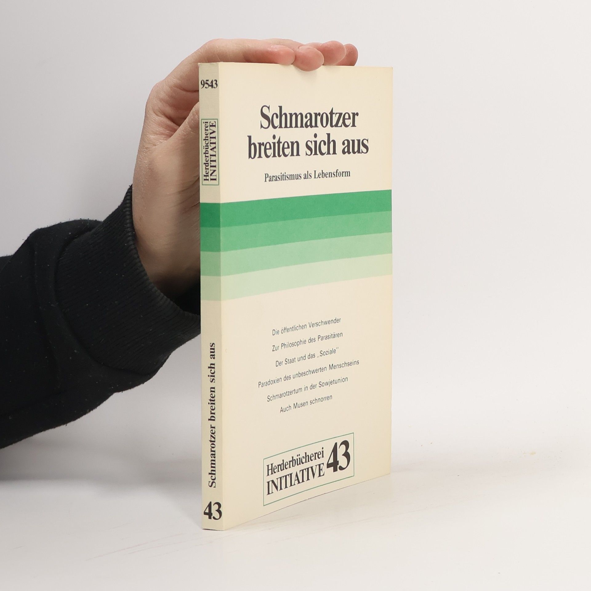 Gerd-Klaus Kaltenbrunner Schmarotzer breiten sich aus