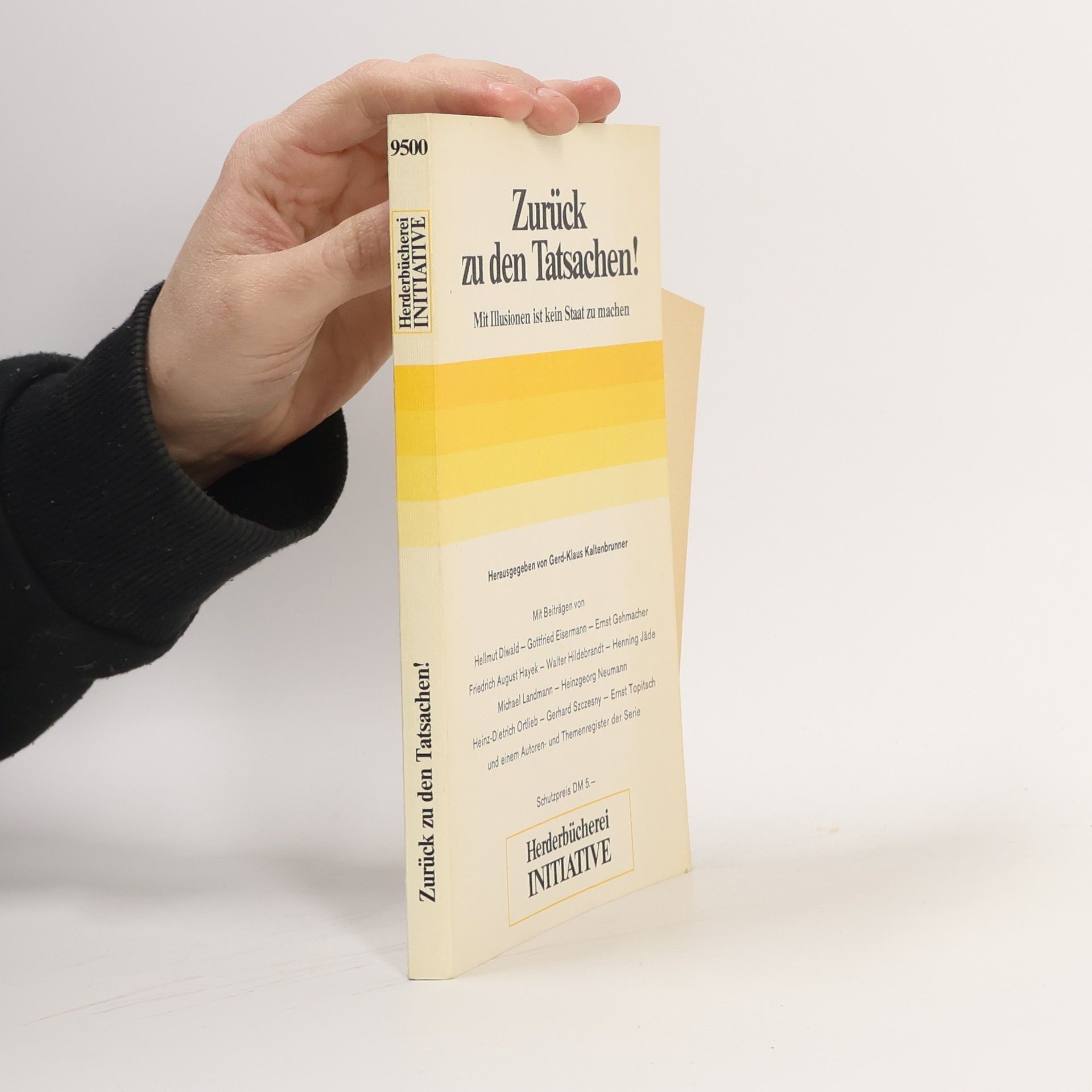 Herderbücherei Initiative: Zurück zu den Tatsachen!