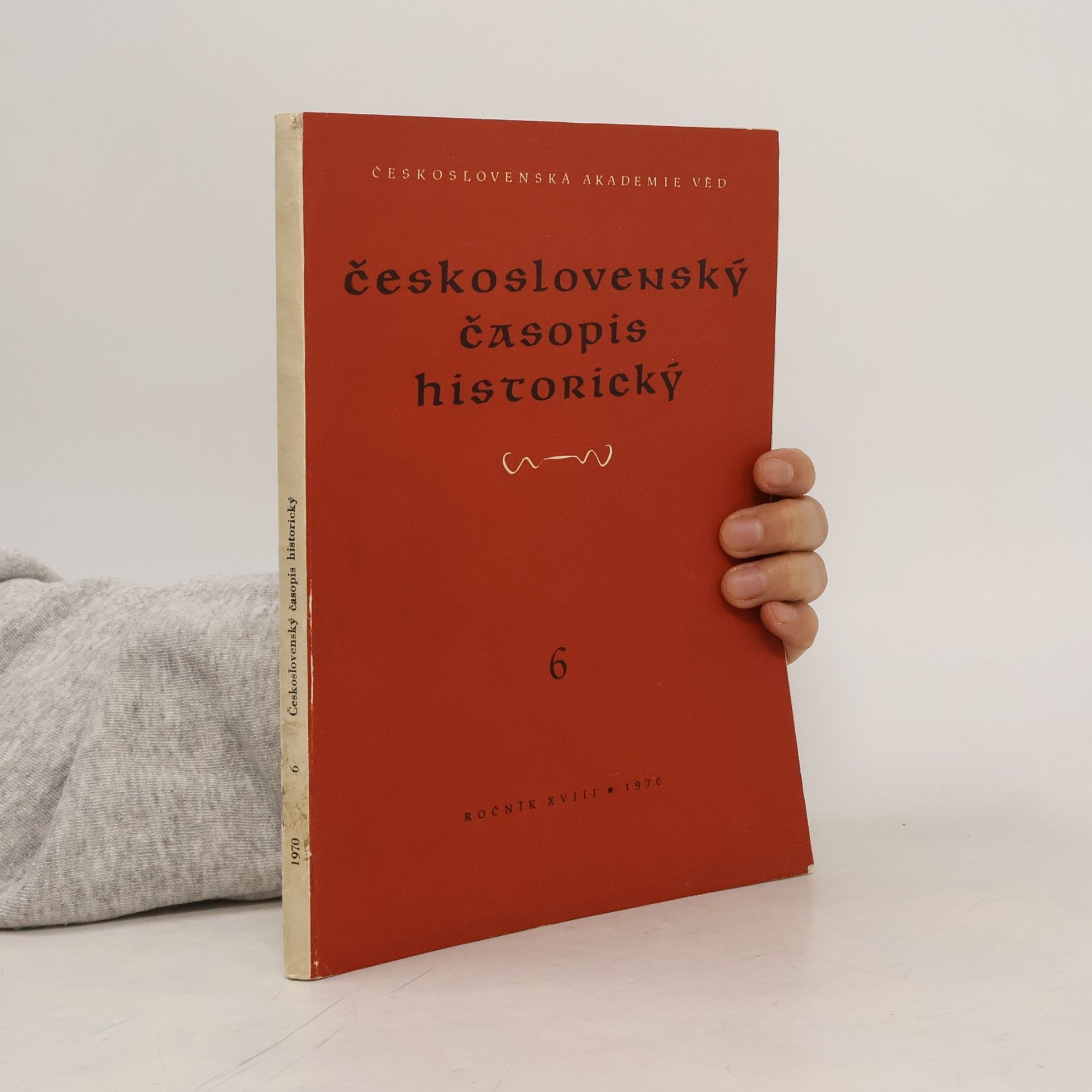 Autores varios Československý časopis historický 6. Ročník XVIII