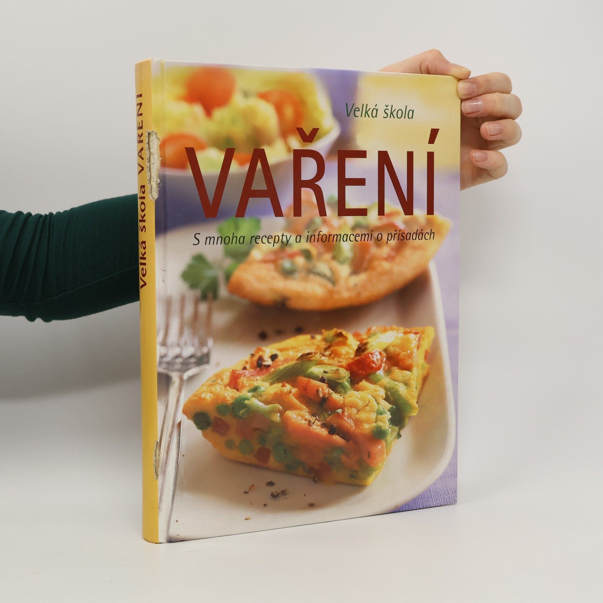 Collectif d'auteurs Velká škola vaření - s mnoha recepty a informacemi o přísadách