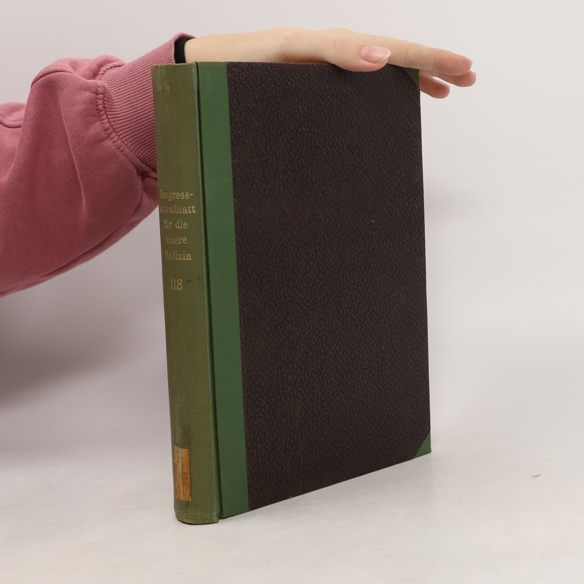 Autorenkollektiv Kongresszentralblatt für die gesamte Innere Medizin mit Einschluss der Kinderheilkunde 118