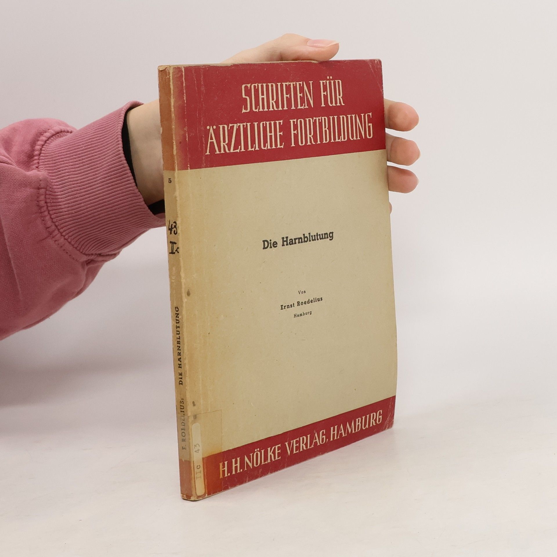Ernst Roedelius Die Harnblutung