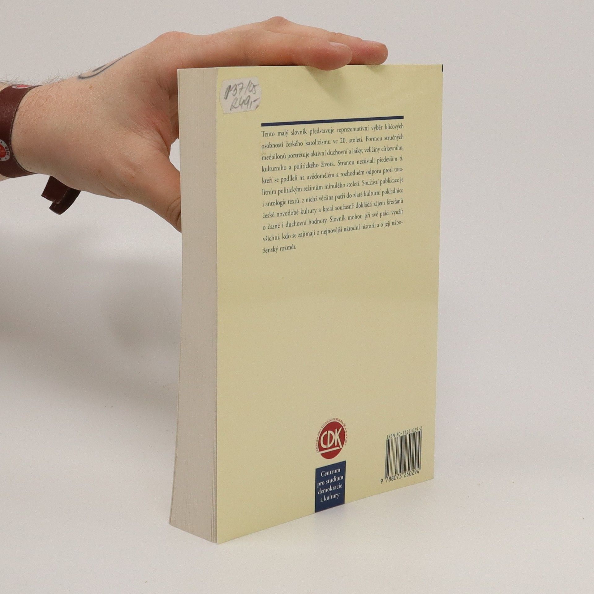 Jiří Hanuš Malý slovník osobností českého katolicismu 20. století s antologií textů