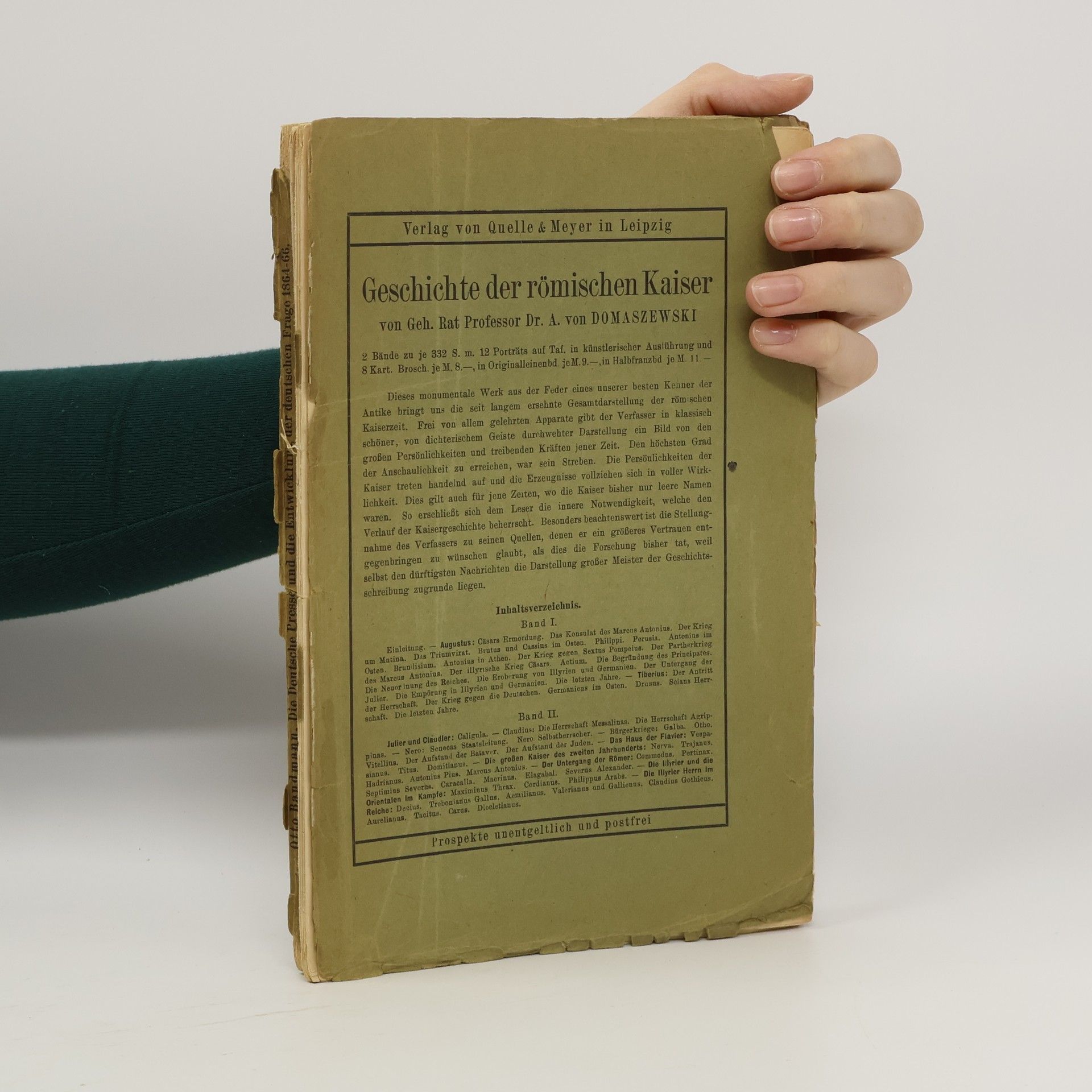 Otto Bandmann Die Deutsche Presse und die Entwicklung der Deutschen Frage 1864-66