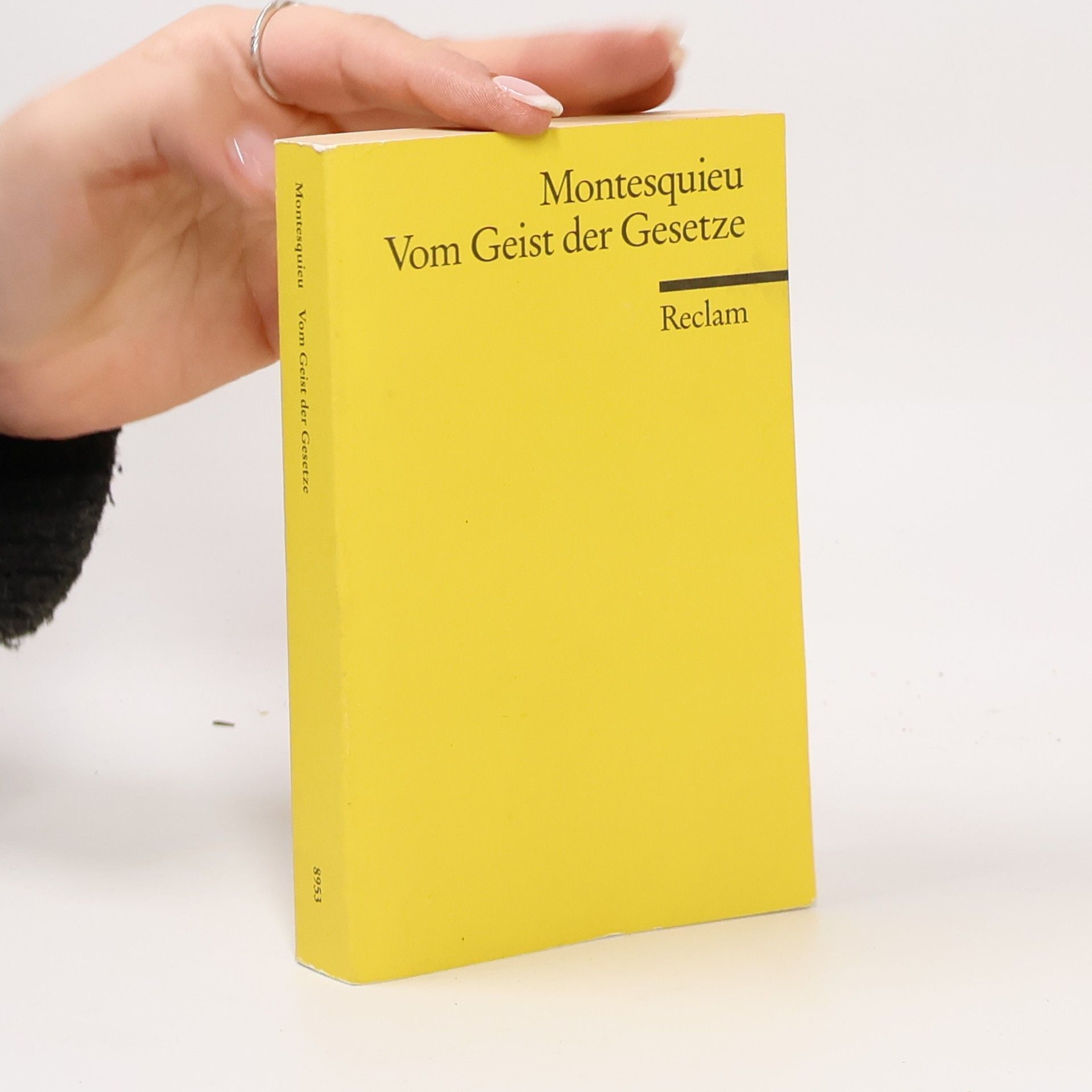 Montesquieu Vom Geist der Gesetze