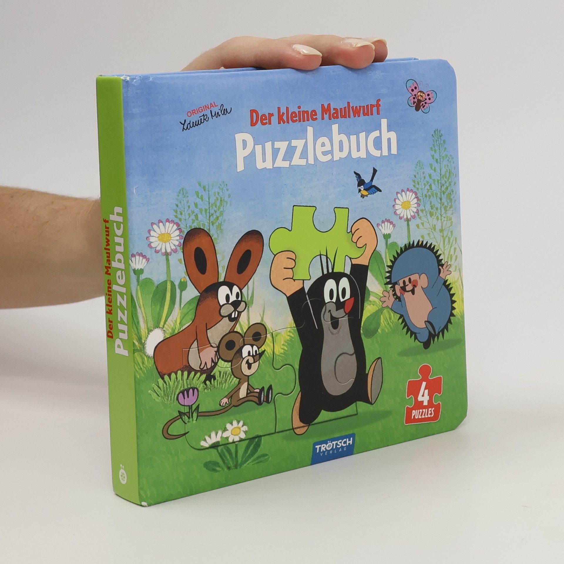Autores varios Trötsch Der kleine Maulwurf Puzzlebuch mit 4 Puzzle Maulwurf