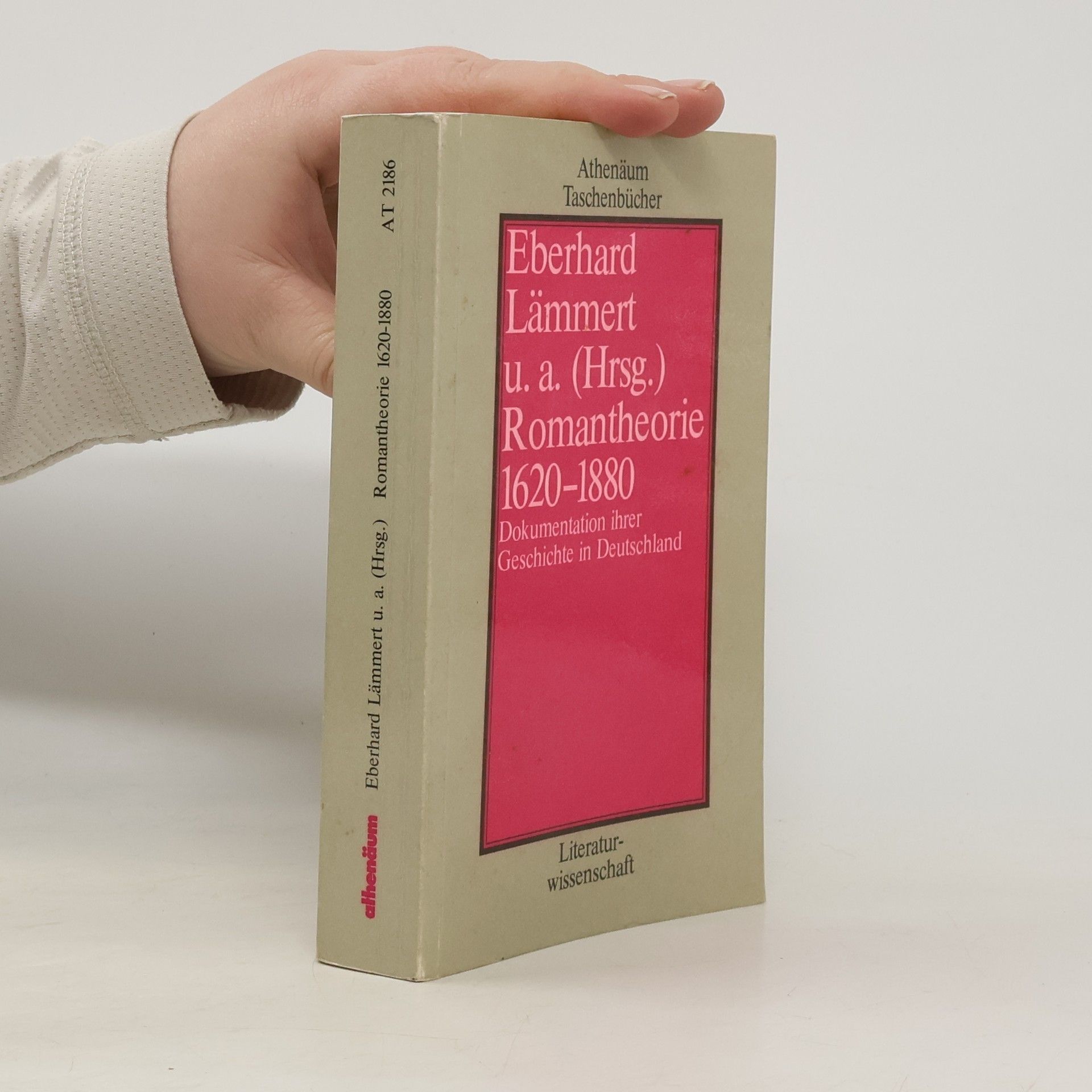 Romantheorie 1620-1880. Dokumentation ihrer Geschichte in Deutschland