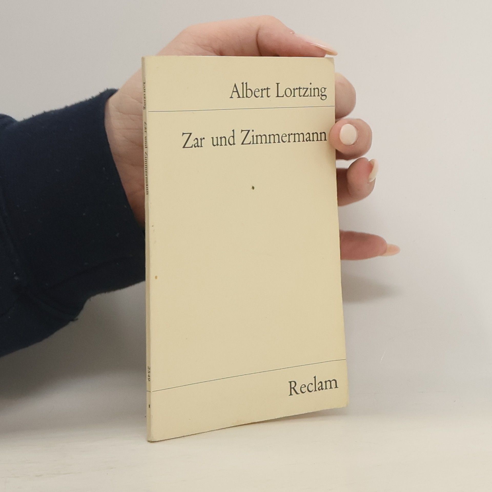 Albert Lortzing Zar und Zimmermann