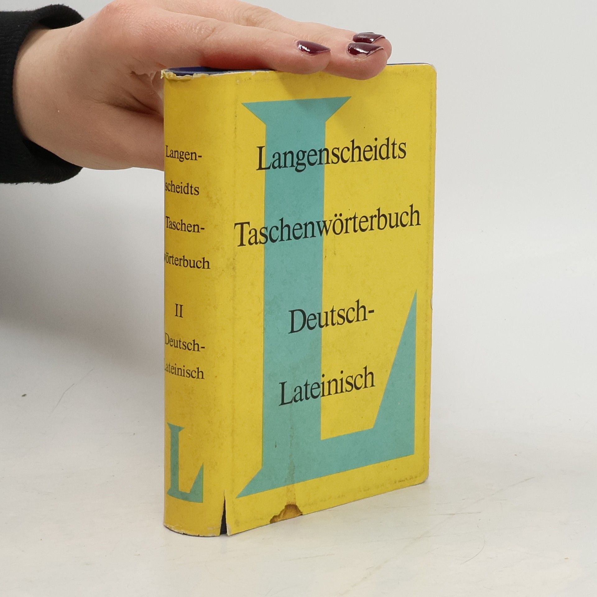 Hermann Menge Langenscheidts Taschenwörterbuch Deutsch-Lateinisch II.