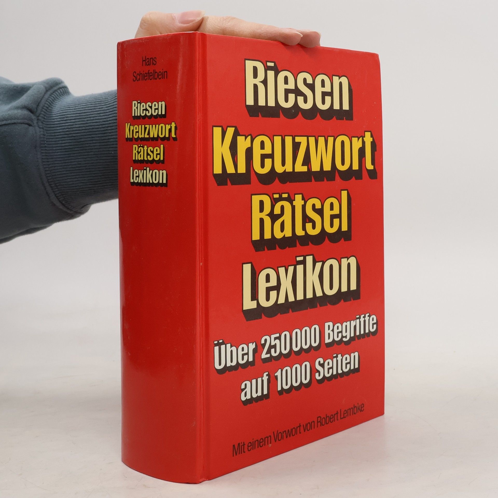 Hans Schiefelbein Riesen Kreuzwort Rätsel Lexikon