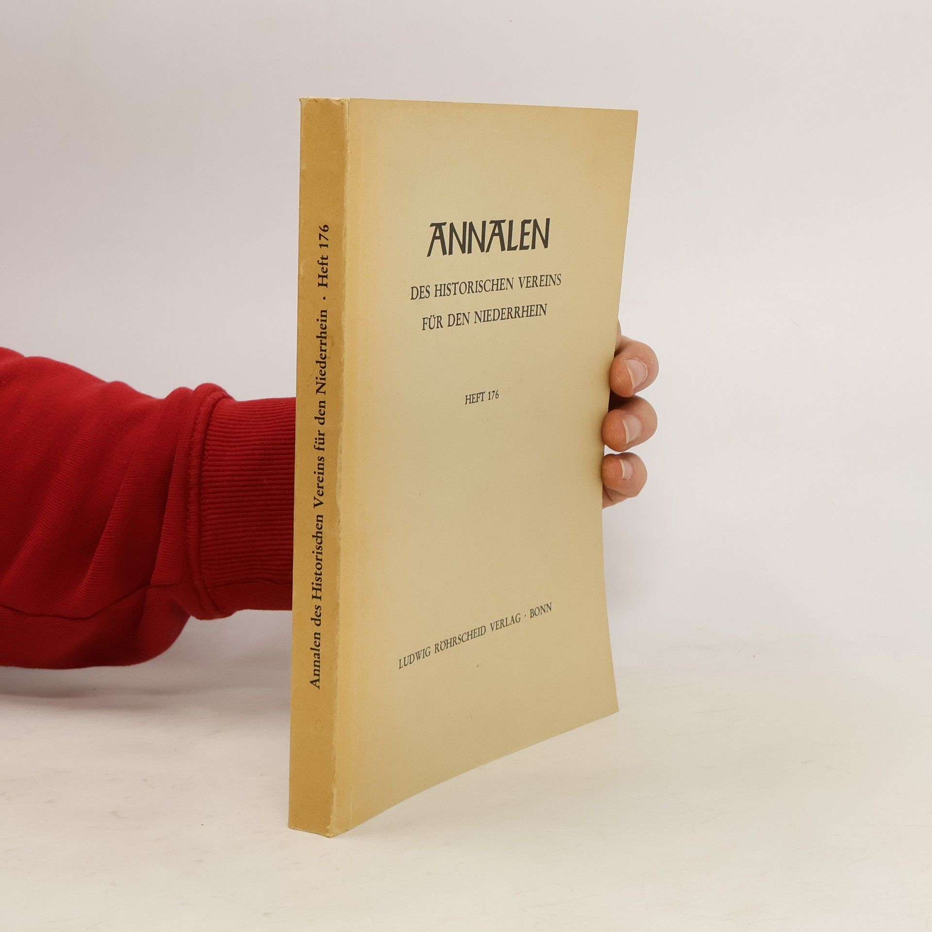 Various authors Annalen des Historischen Vereins für den Niederrhein Heft 176