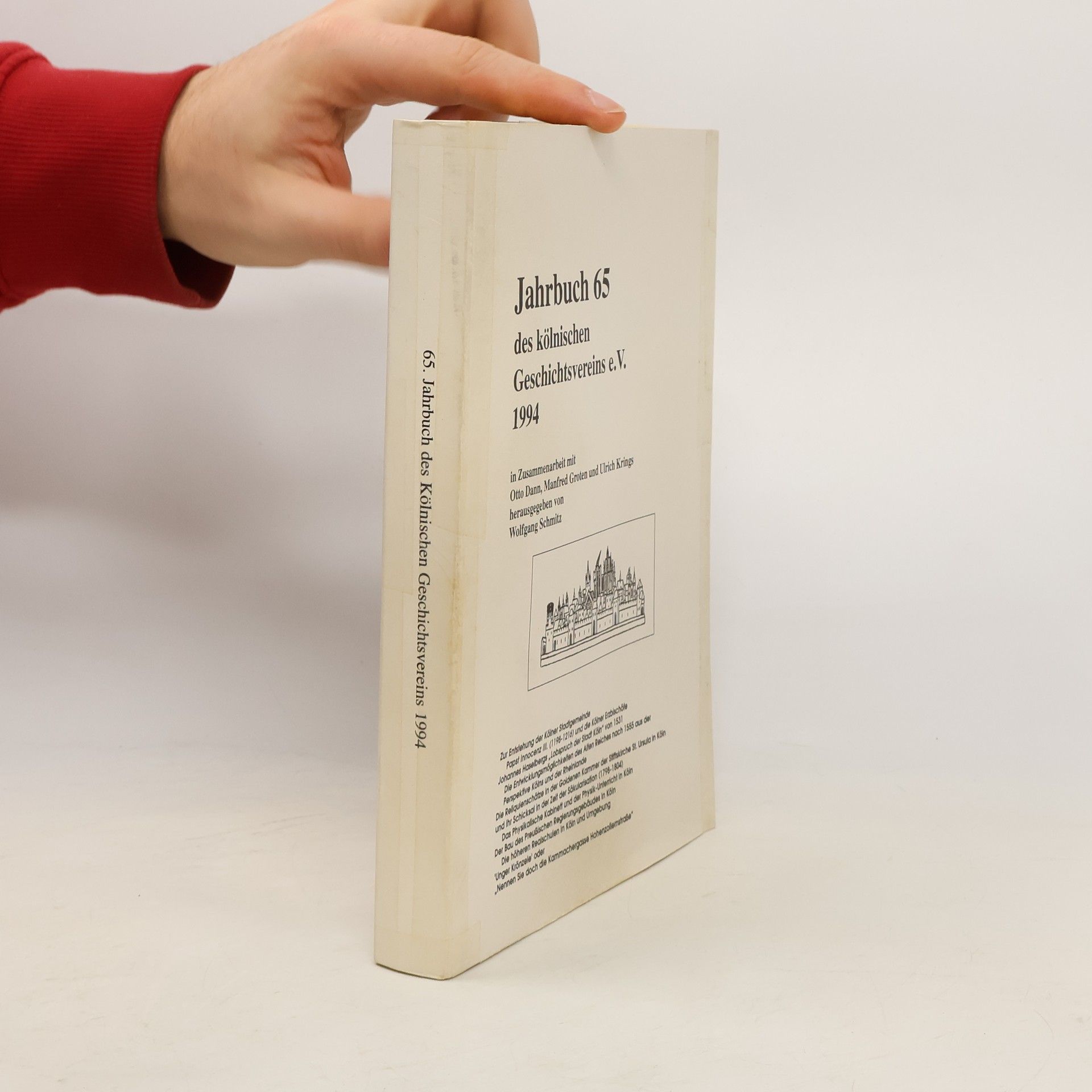 Wolfgang Schmitz 65. Jahrbuch des Kölnischen Geschichtsvereins 1994