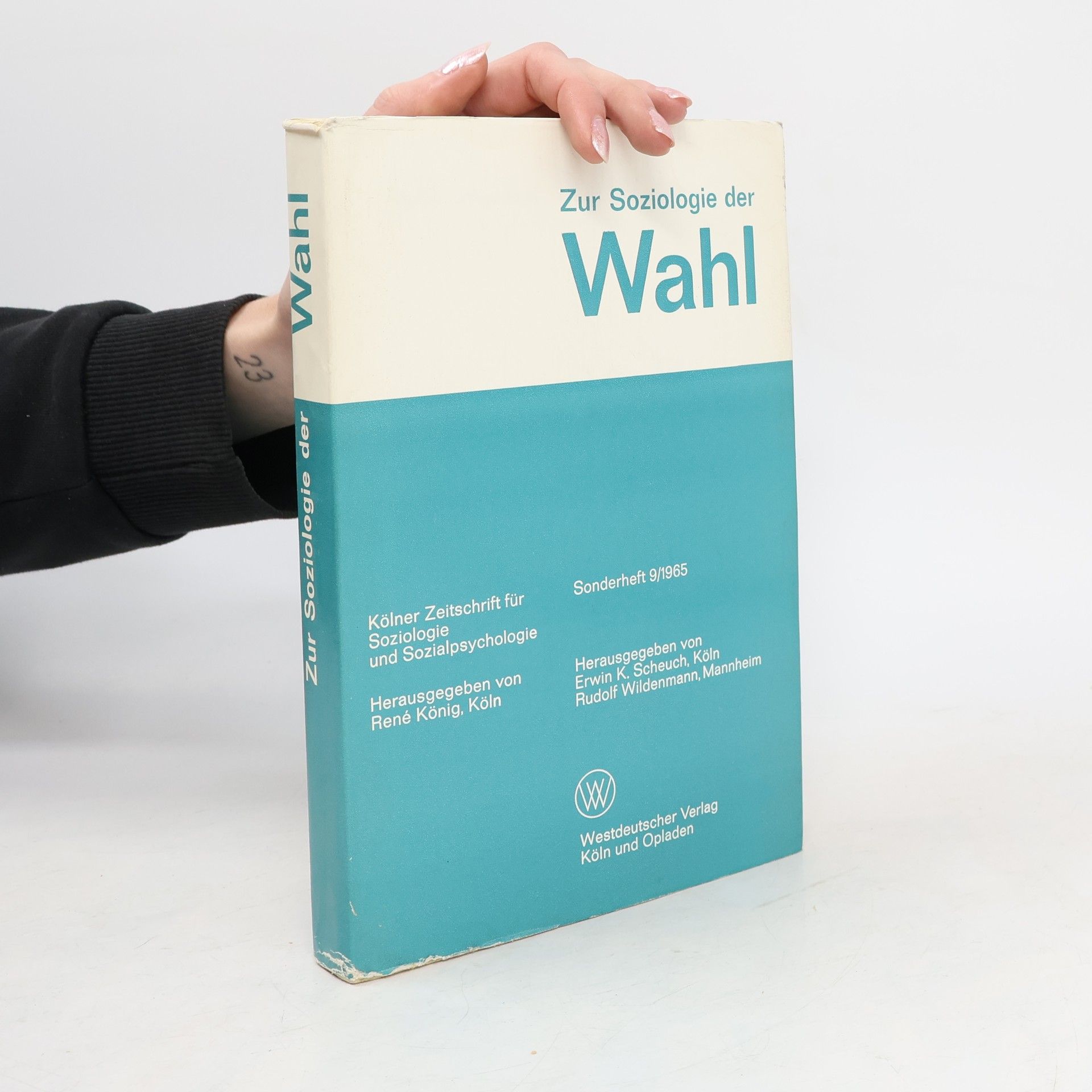 Auteurscollectief Zur Soziologie der Wahl