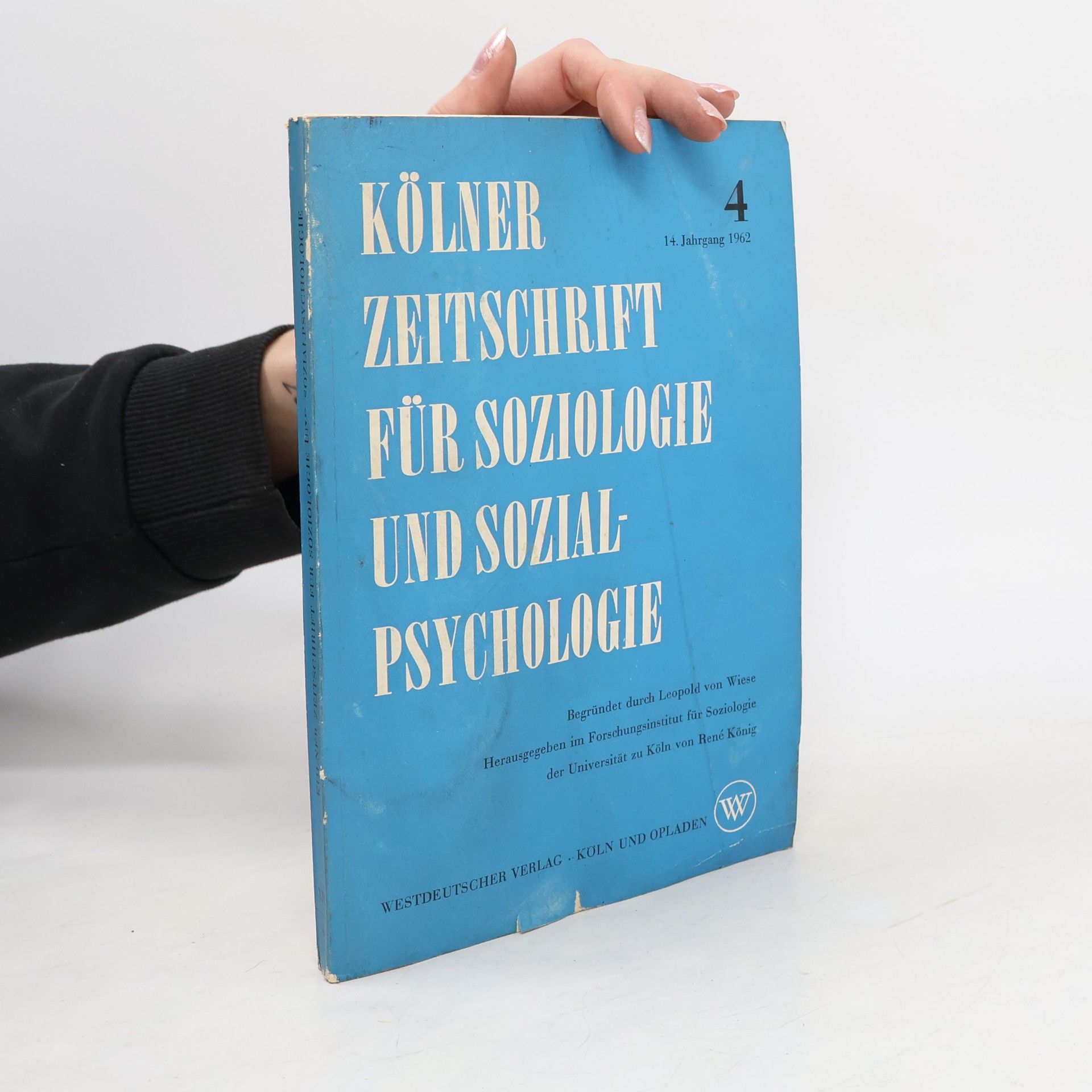 Collectif d'auteurs Kölner Zeitschrift für Soziologie und Sozialpsychologie 4