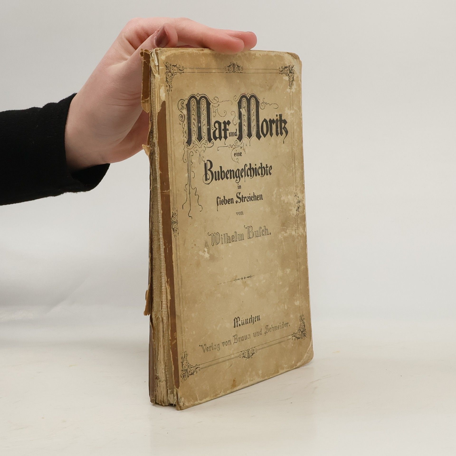 Wilhelm Busch Maf und Morik, eine Bubengeschichte in Sieben Streichen