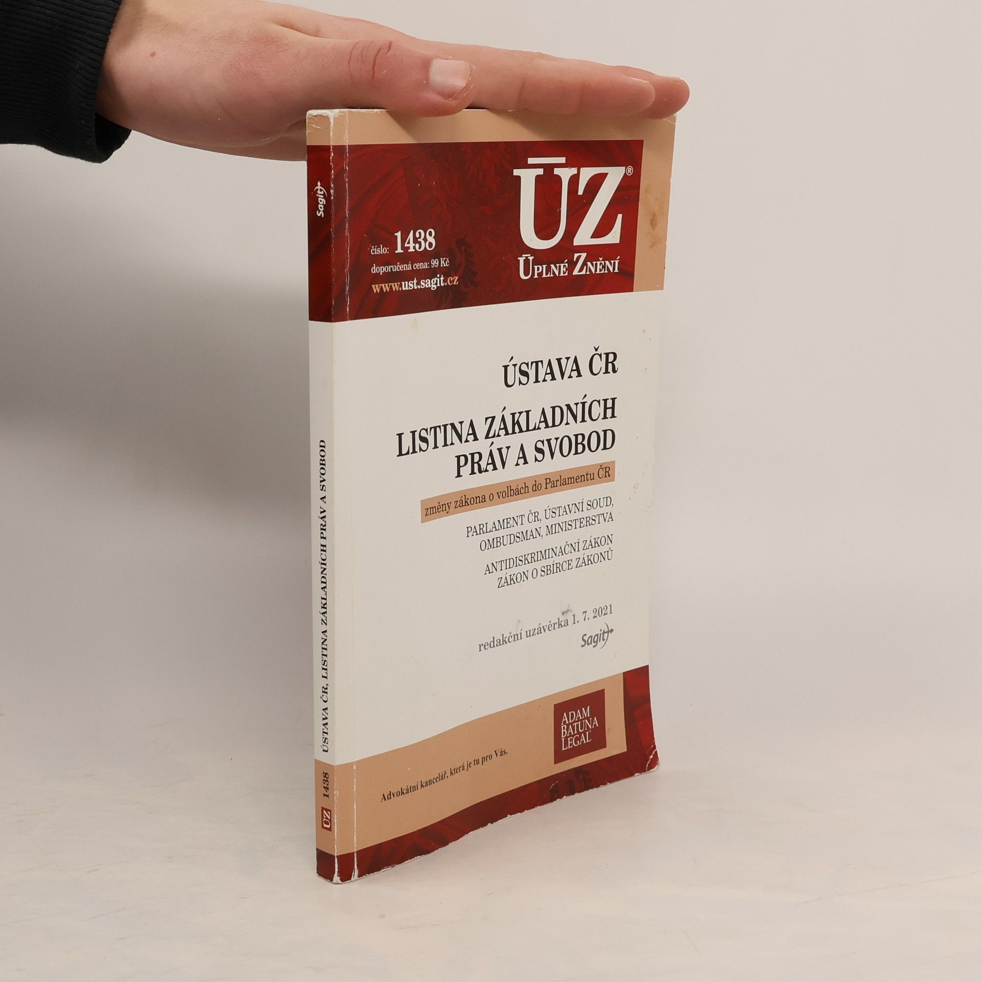 Autorenkollektiv ÚZ 1438. Ústava ČR, Listina základních práv a svobod