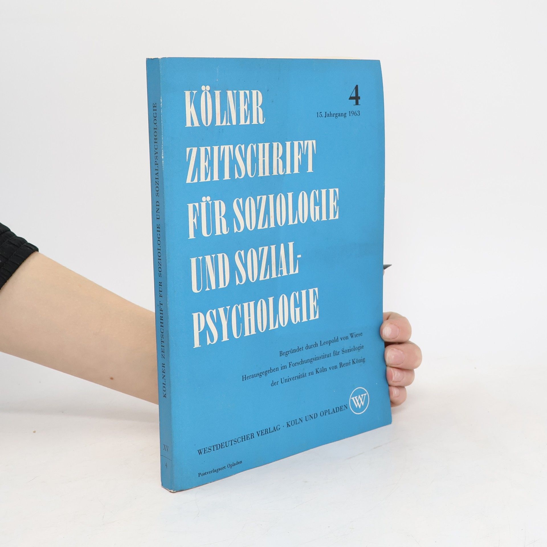 Kolektiv autorů Kölner Zeitschrift für Soziologie und Sozialpsychologie 4