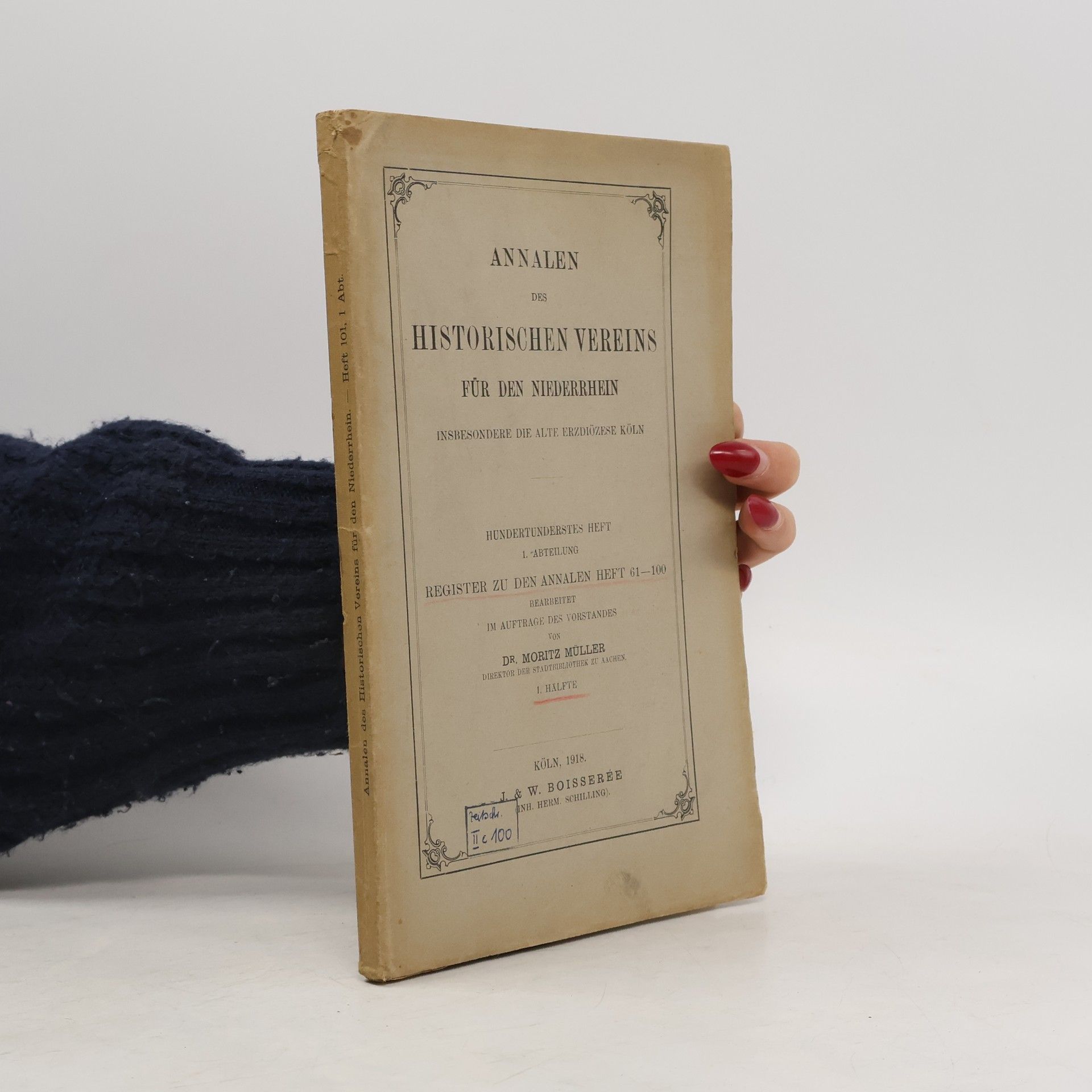 Kolektiv autorů Annalen des historischen vereins für den niederrhein