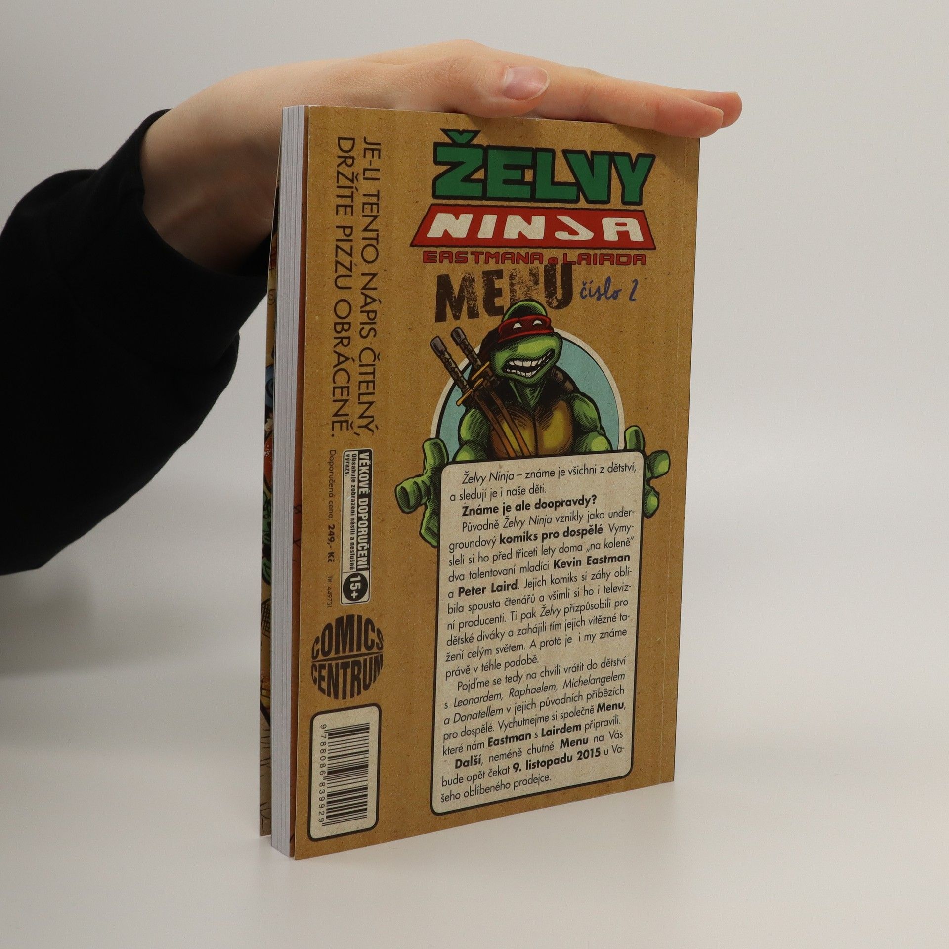 Kevin B. Eastman Želvy Ninja Eastmana a Lairda. Menu číslo 2