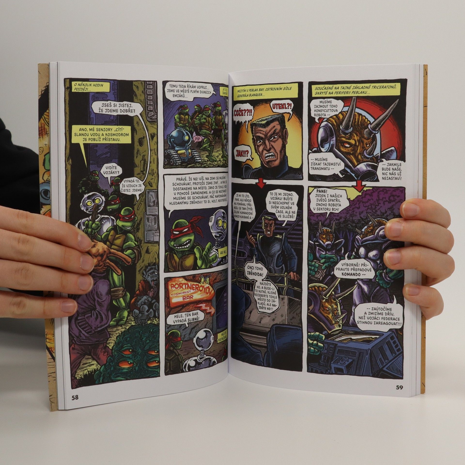 Kevin B. Eastman Želvy Ninja Eastmana a Lairda. Menu číslo 2