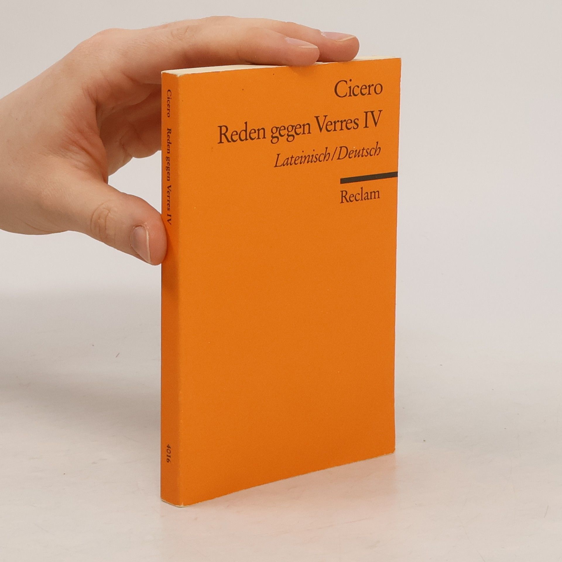 Marcus Tullius Cicero Reden gegen Verres