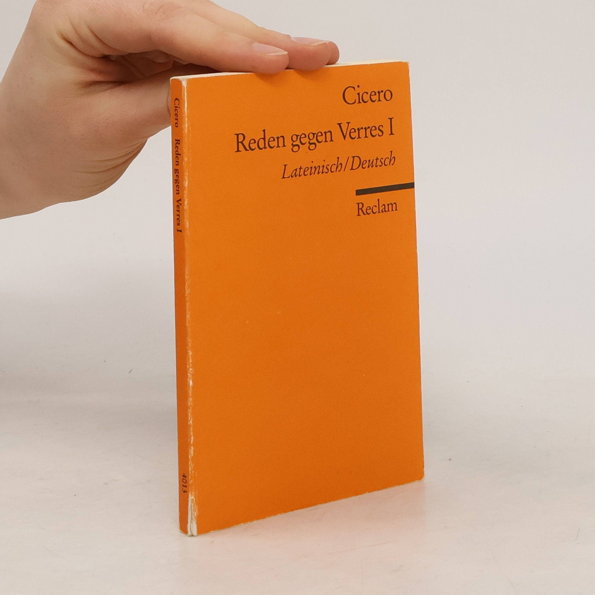 Marcus Tullius Cicero Reden gegen Verres I