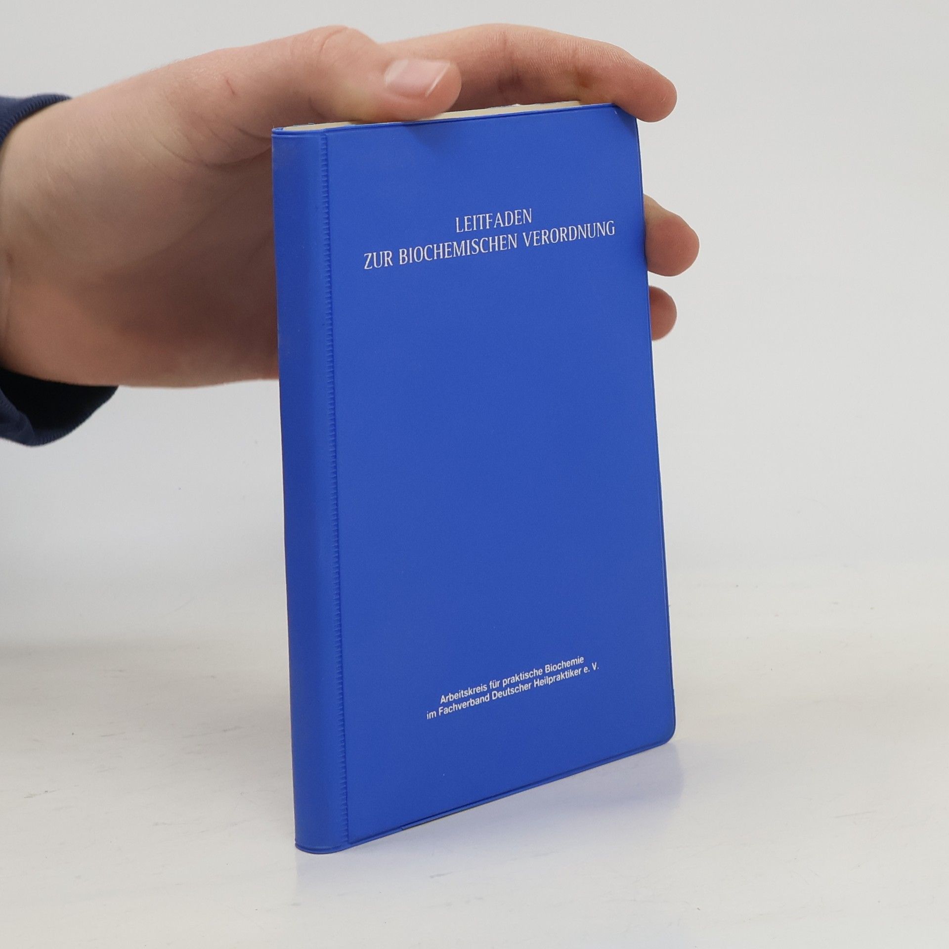 Paul Vogel Leitfaden zur biochemischen Verordnung