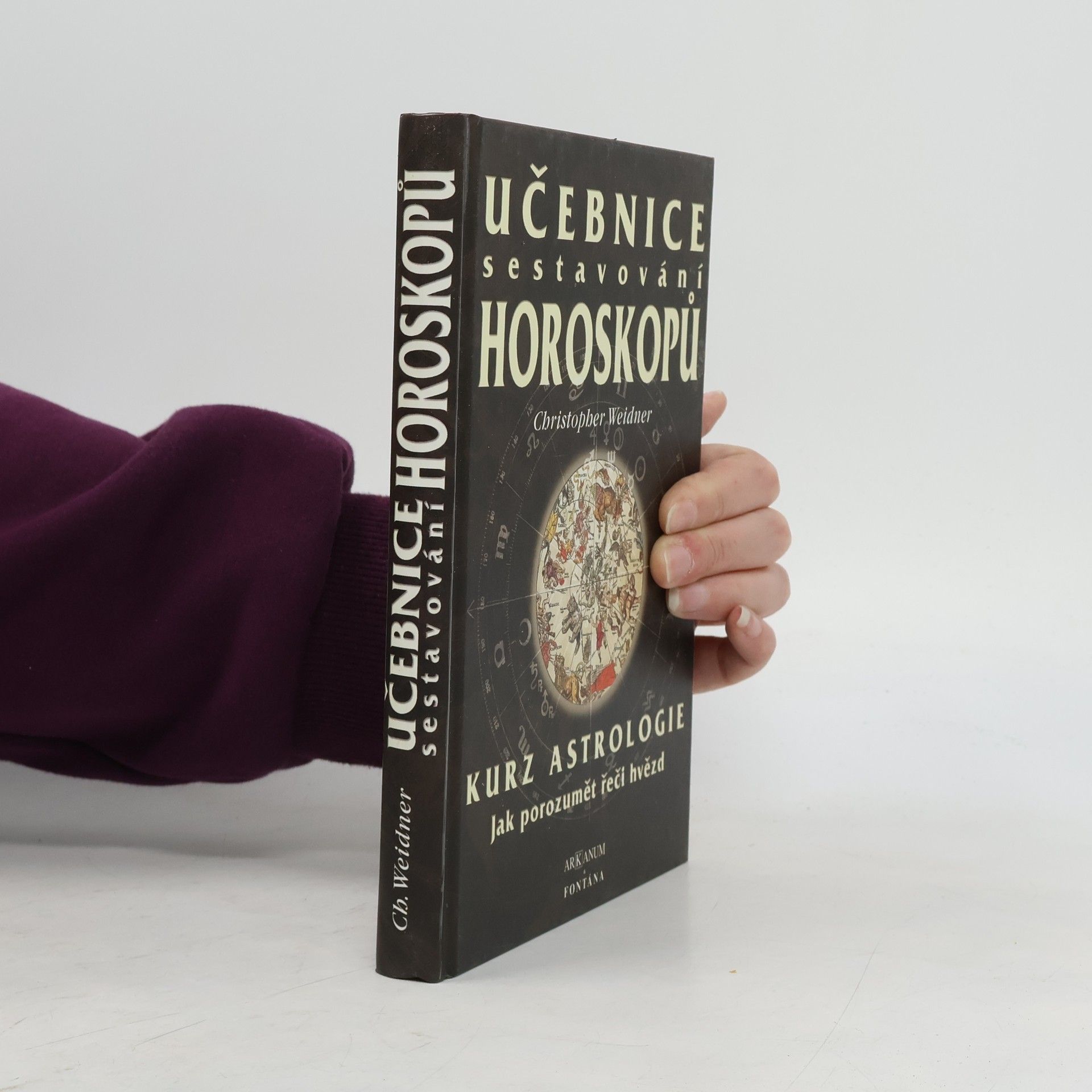 Christopher Weidner Učebnice sestavování horoskopů - kurz astrologie
