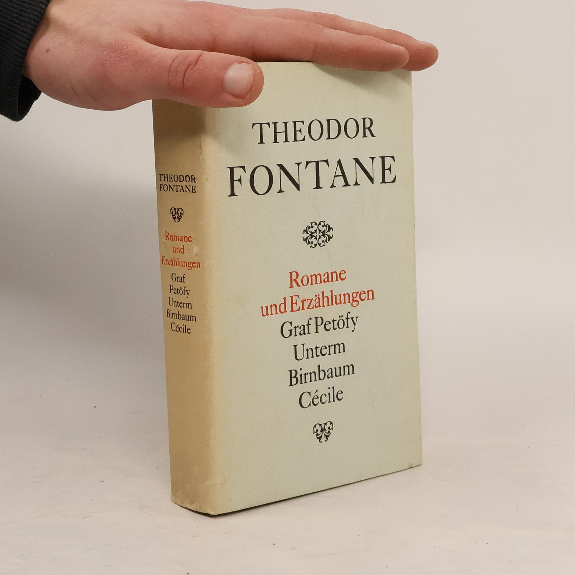 Theodor Fontane Romane und Erzählungen. Graf Petöfy Unterm Birnbaum Cécile