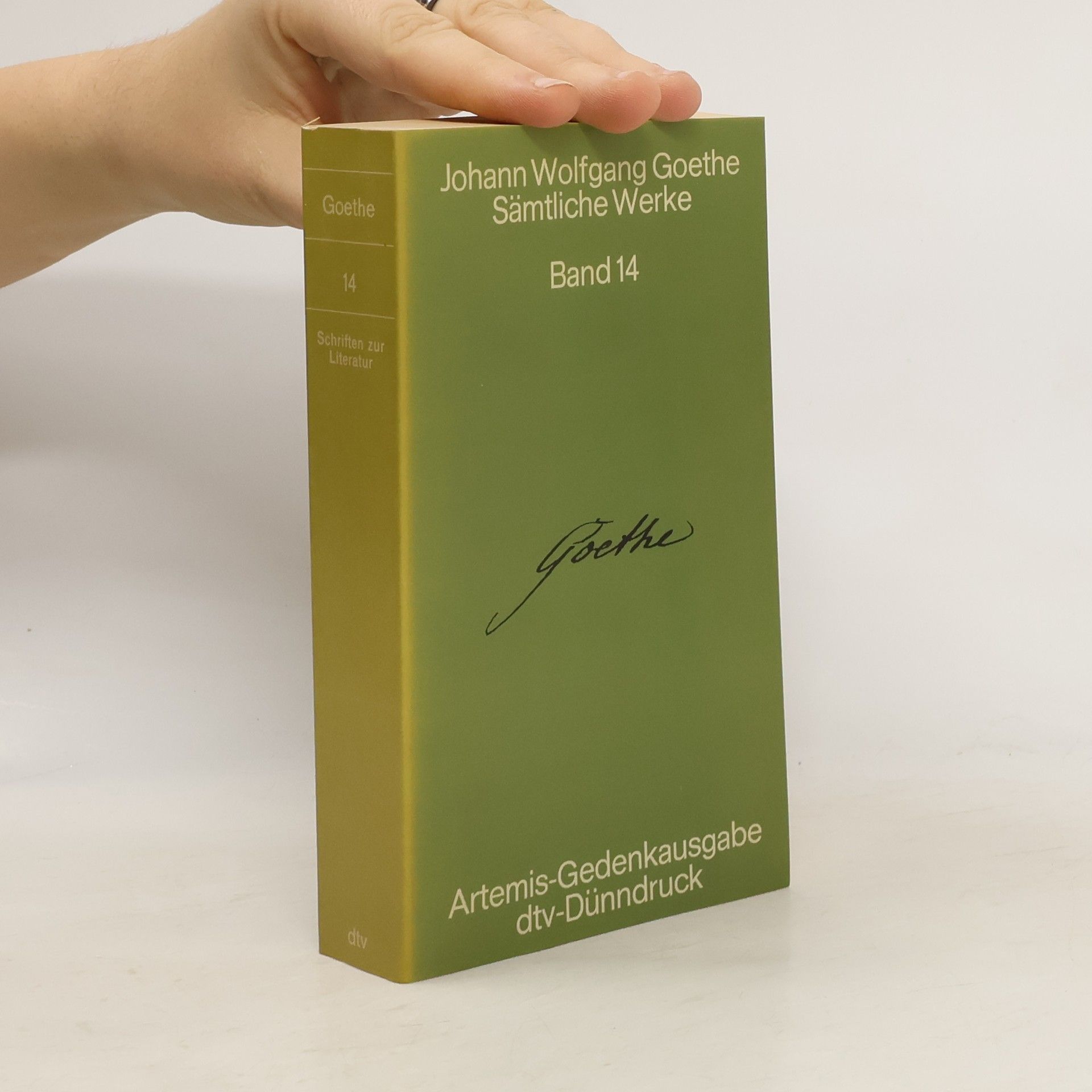 Johann Wolfgang von Goethe Sämtliche Werke 14