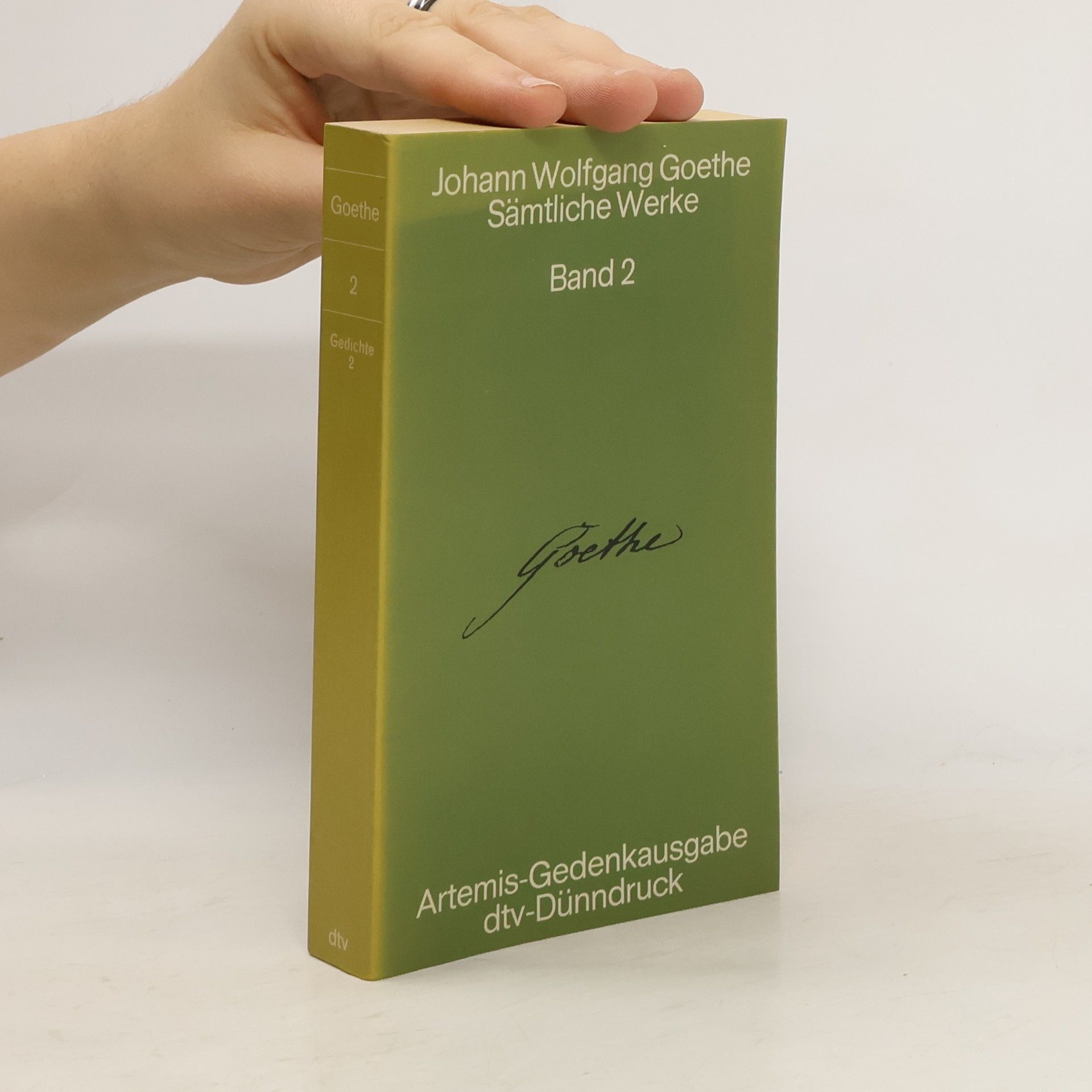 Johann Wolfgang von Goethe Sämtliche Werke. Band 2