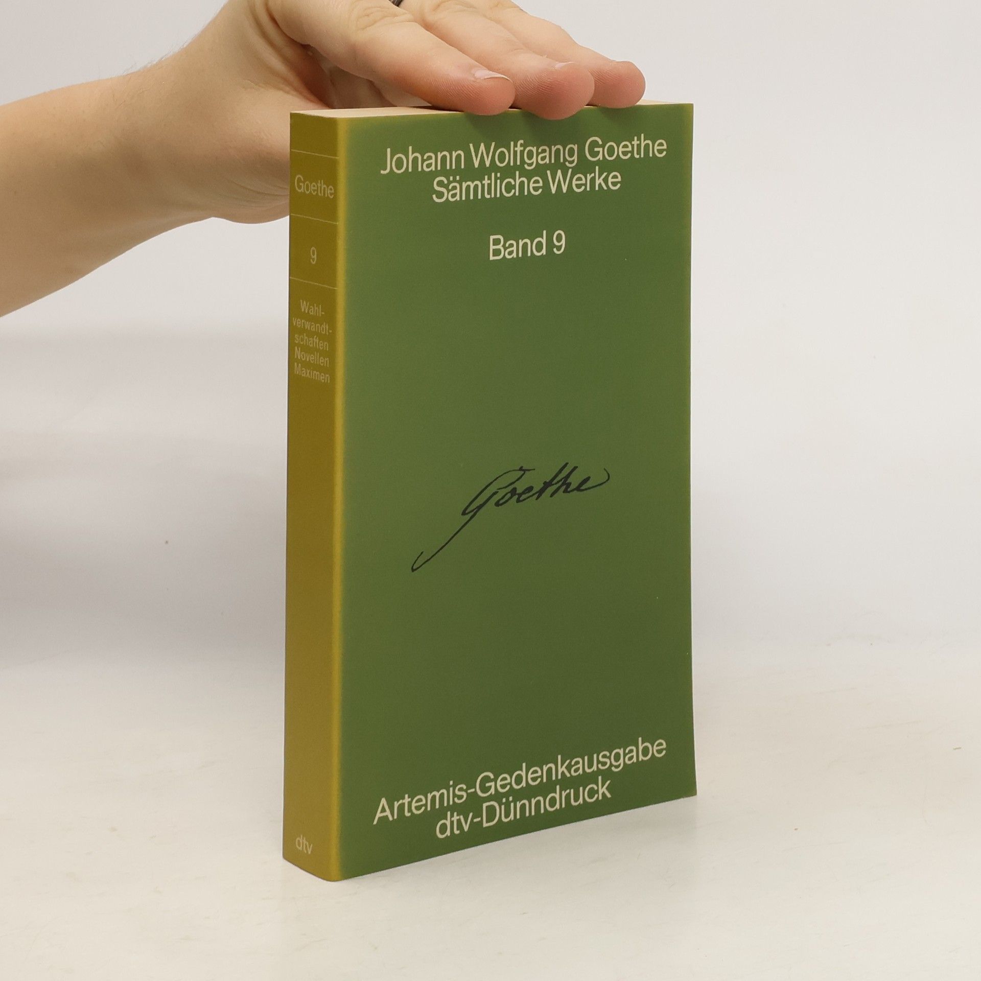 Johann Wolfgang von Goethe Sämtliche Werke 9