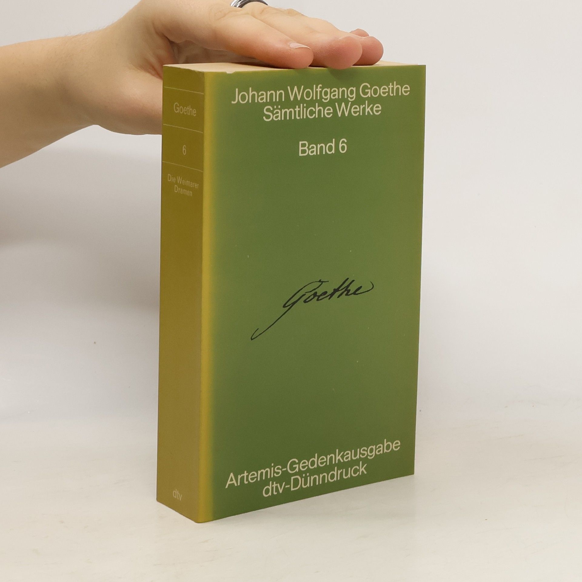 Johann Wolfgang von Goethe Sämtliche Werke 6