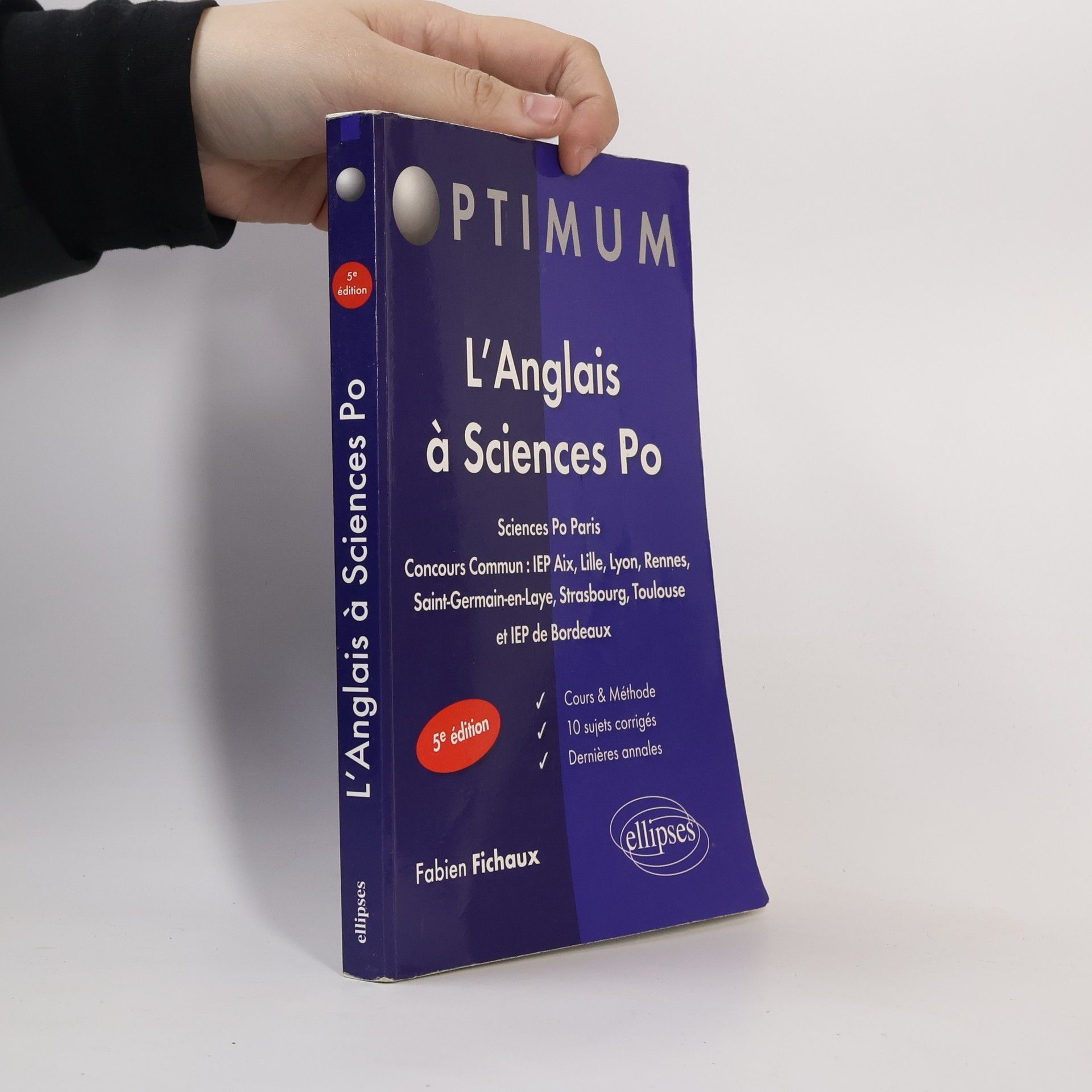 Fabien fichaux L'Anglais à Sciences Po - 5e édition