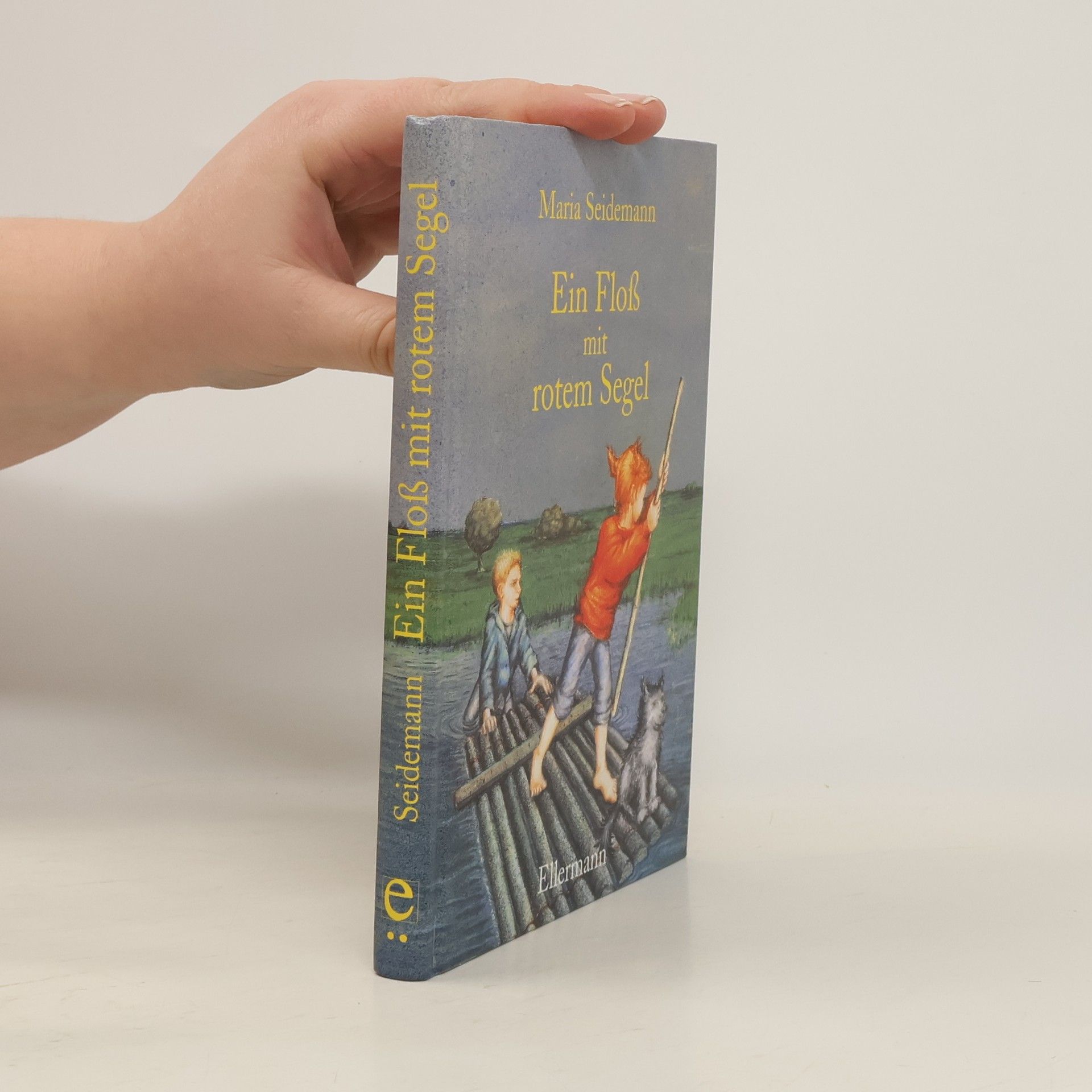 Maria Seidemann Ein Floss mit rotem Segel