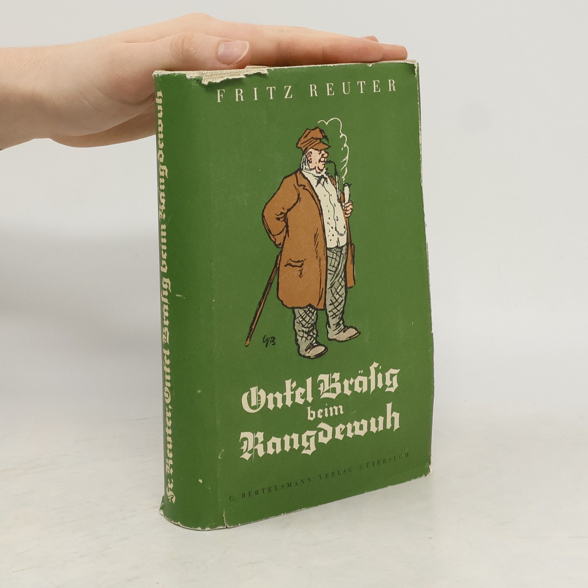 Fritz Reuter Onkel Bräsig beim Rangdewuh