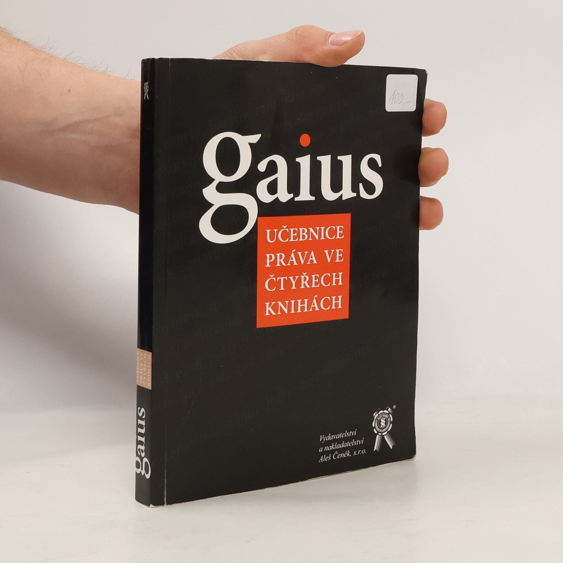 činný Gaius Učebnice práva ve čtyřech knihách