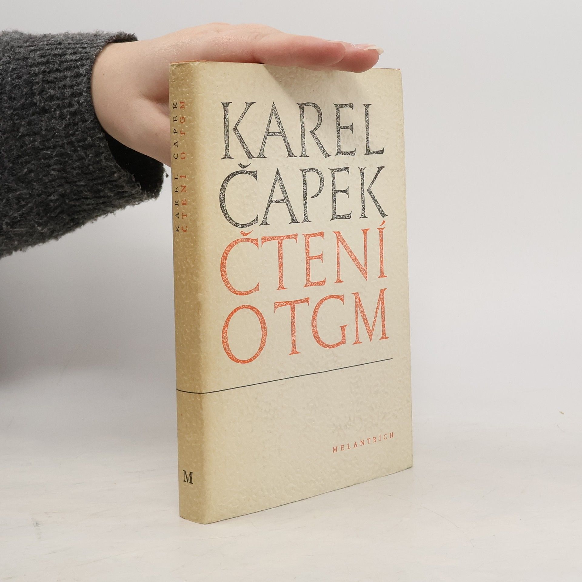 Karel Čapek Čtení o T. G. Masarykovi