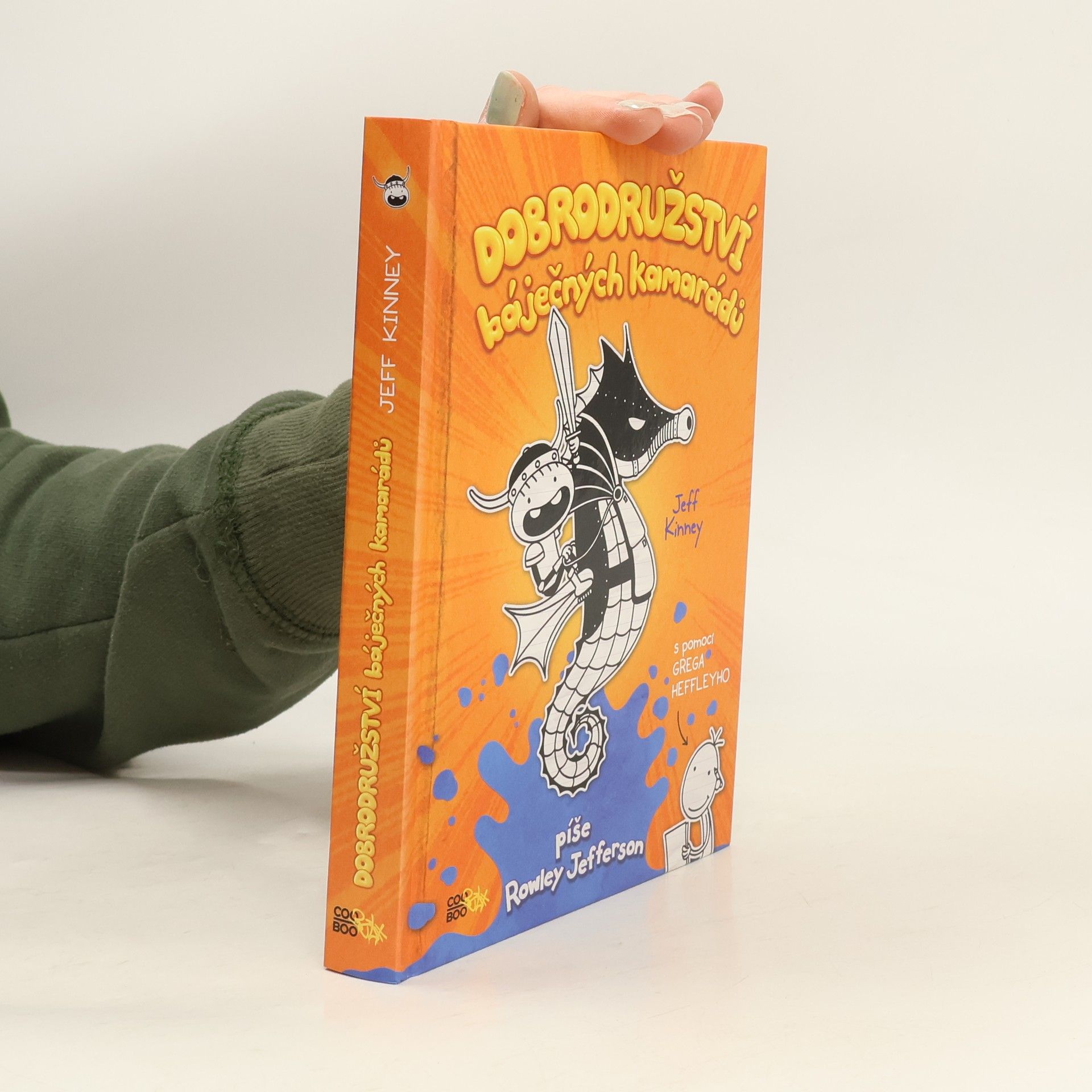 Jeff Kinney Dobrodružství báječných kamarádů. Píše Rowley Jefferson