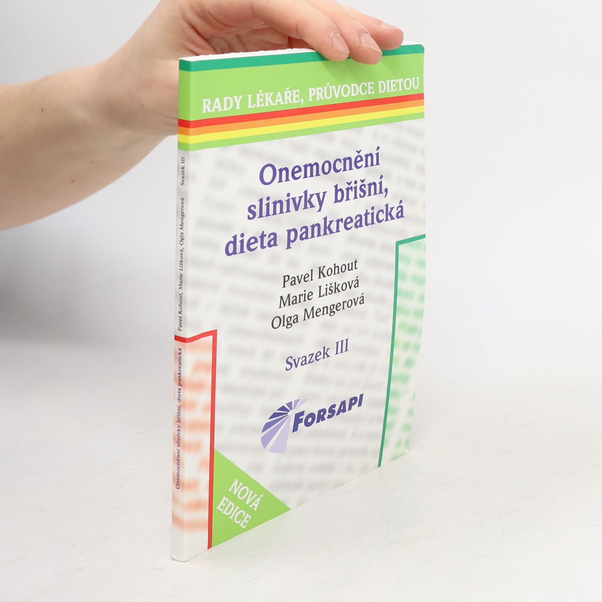 Pavel Kohout Onemocnění slinivky břišní - dieta pankreatická