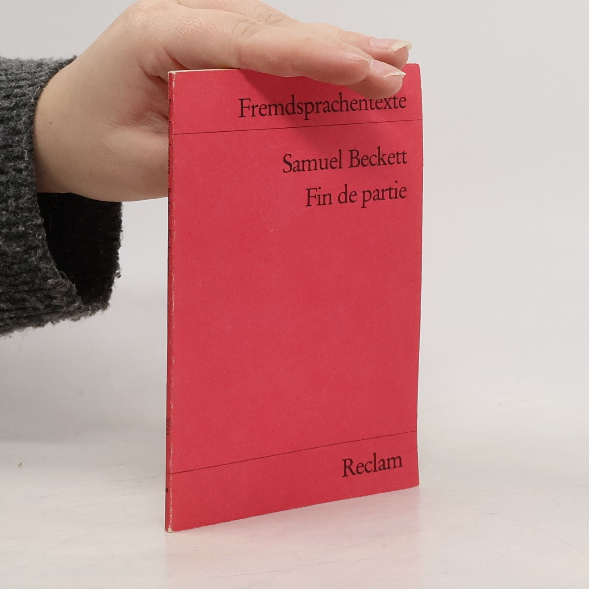 Samuel Beckett Fin de partie