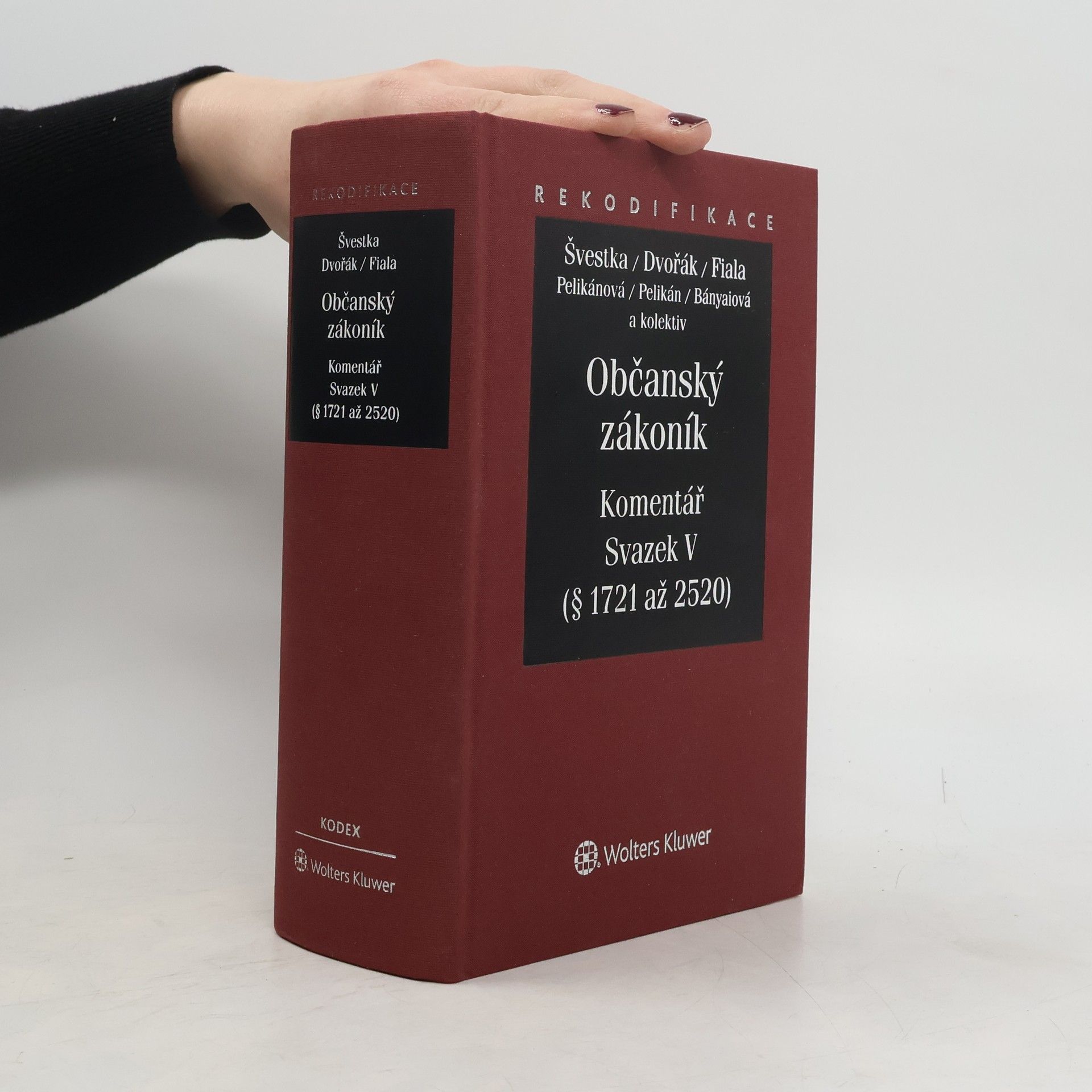 Občanský zákoník - Komentář. Svazek V (§ 1721 až 2520)