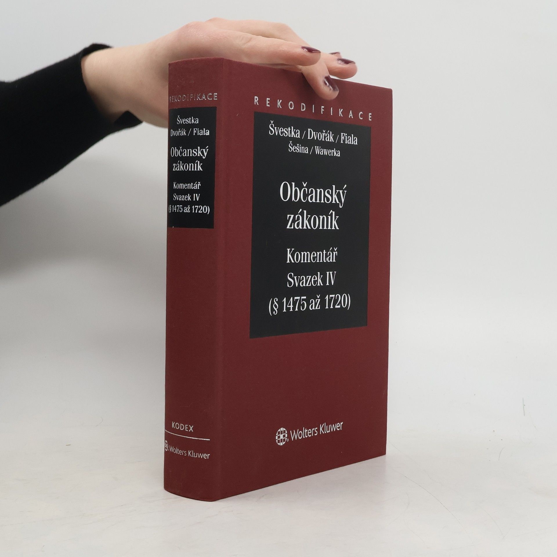 Občanský zákoník – komentář, Svazek IV. (§ 1475 až 1720)