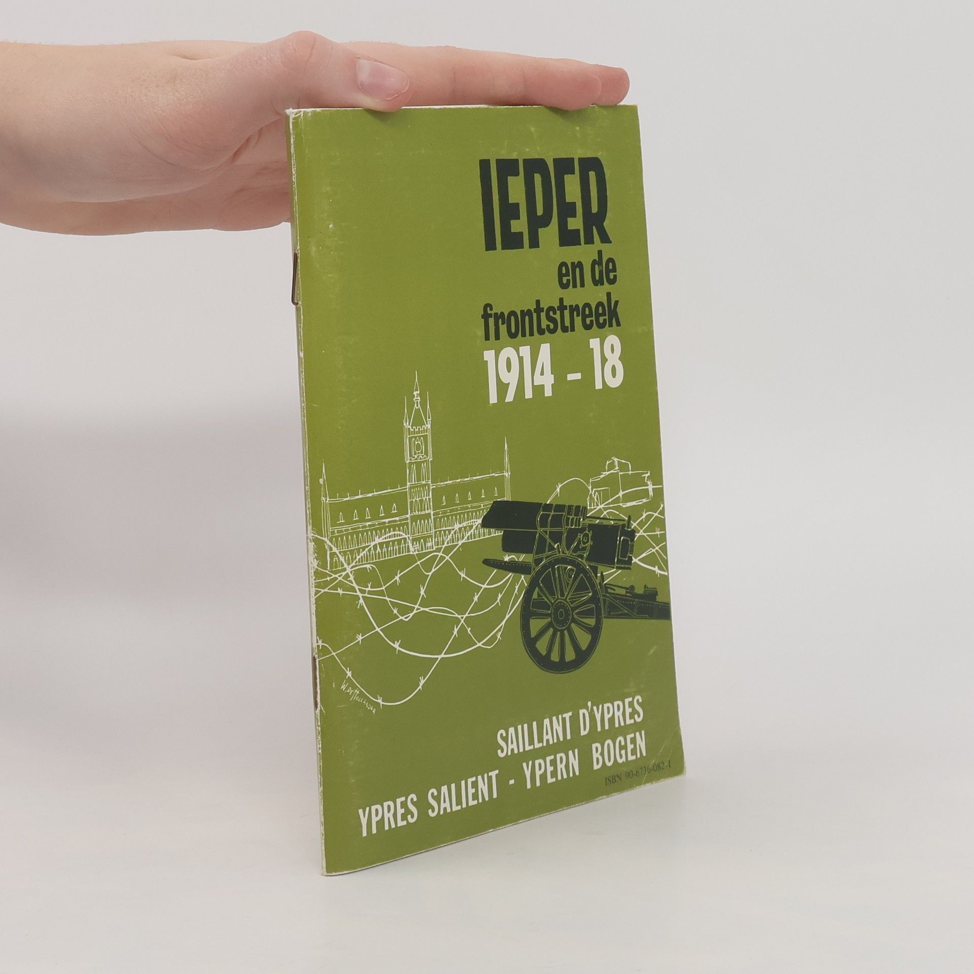 A. Caenepeel Frontkaart Ieper 1914-1918