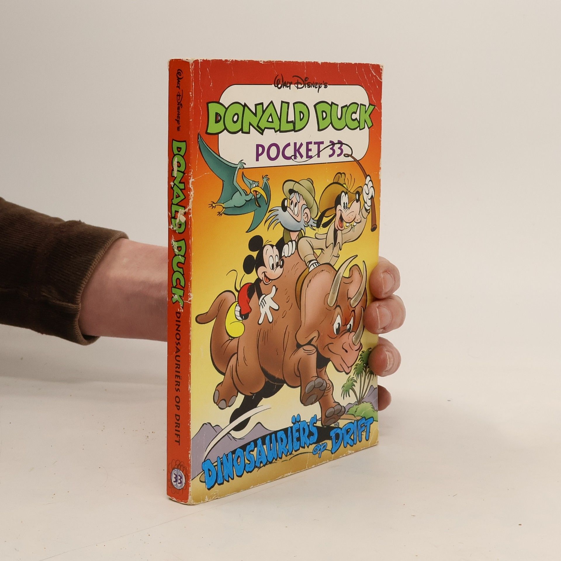 Walt Disney Walt Disney's Donald Duck Pocket - 33: Dinosauriers op drift - druk Heruitgave