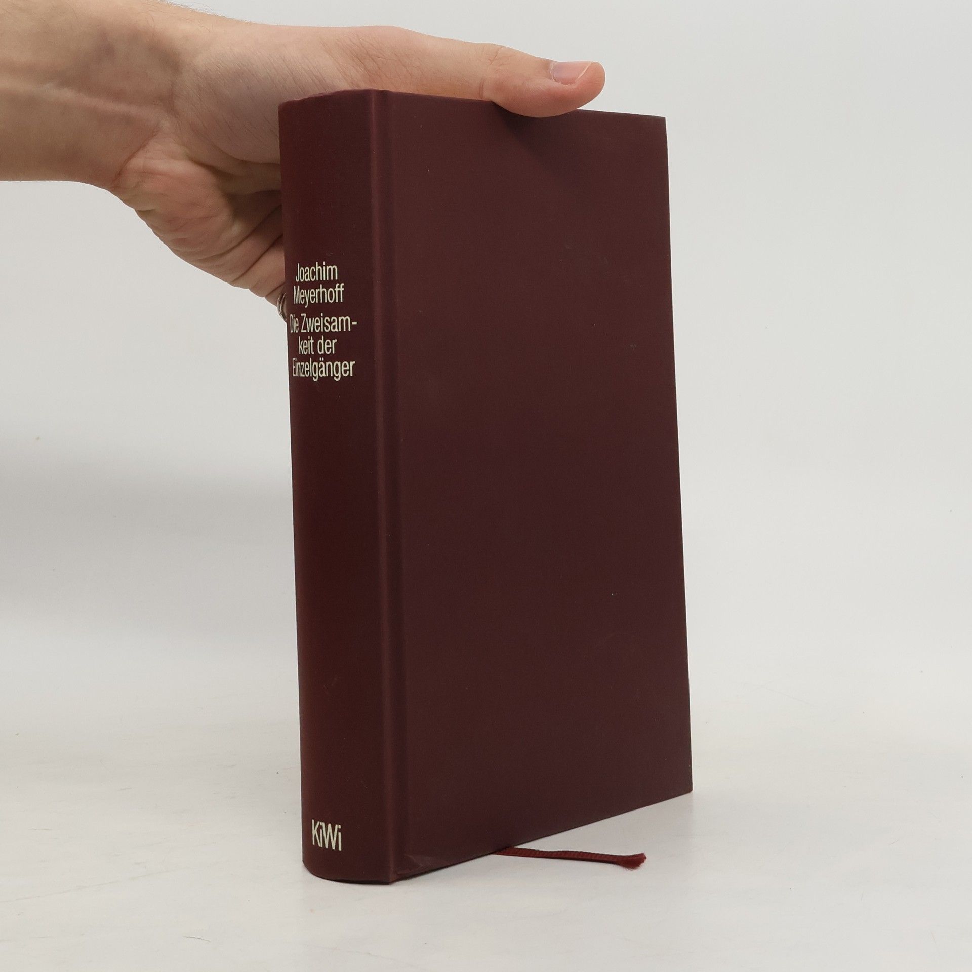 Joachim Meyerhoff Die Zweisamkeit der Einzelgänger
