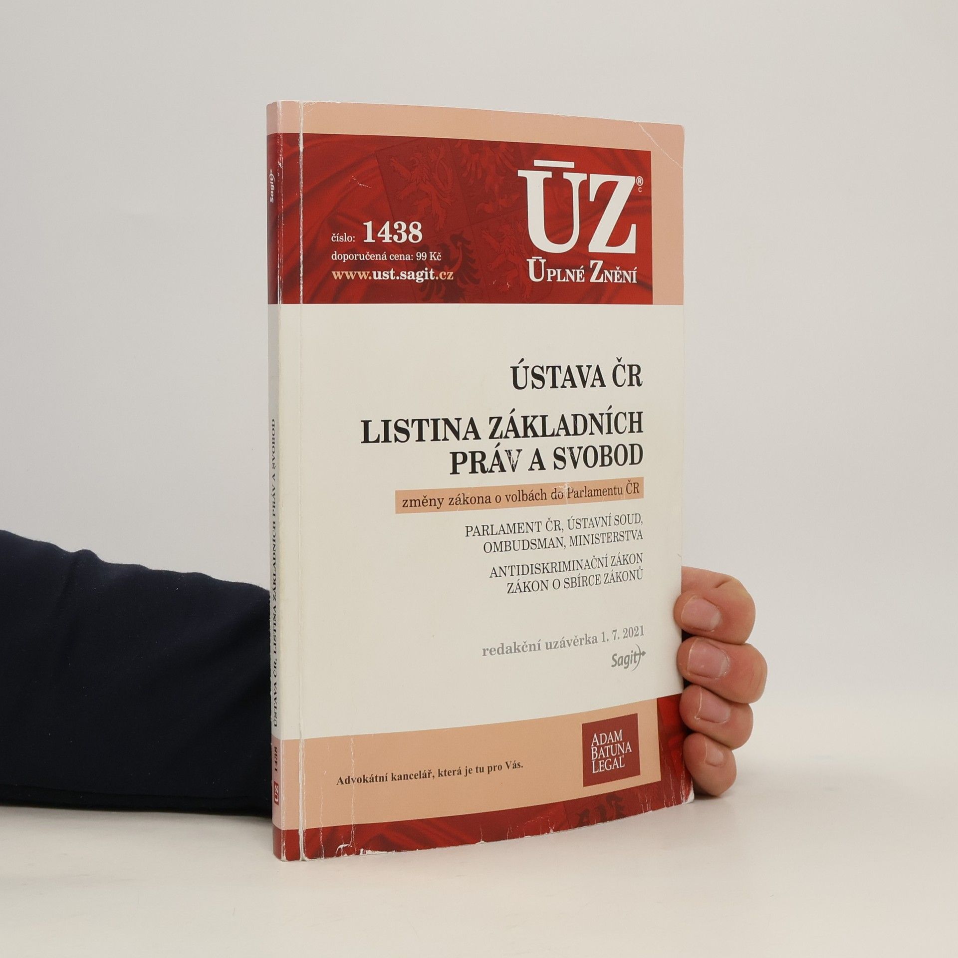 Autores varios ÚZ 1438. Ústava ČR, Listina základních práv a svobod
