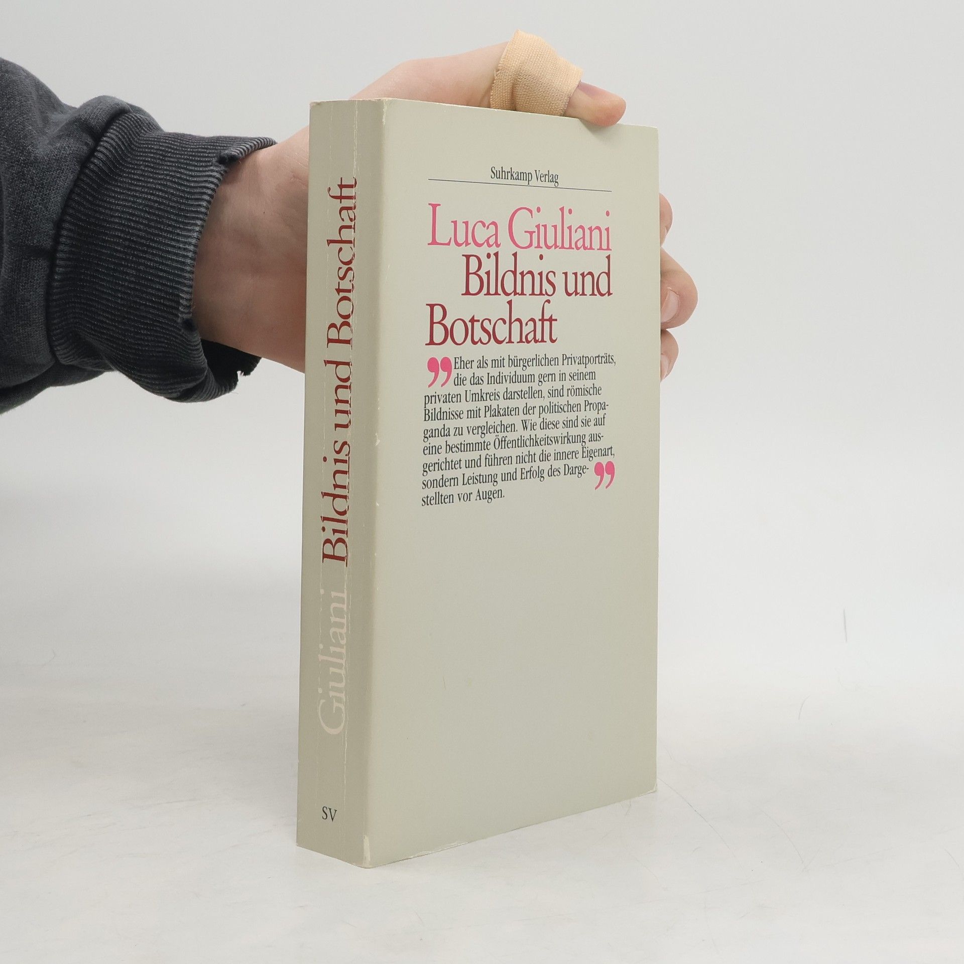 Luca Giuliani Bildnis und Botschaft