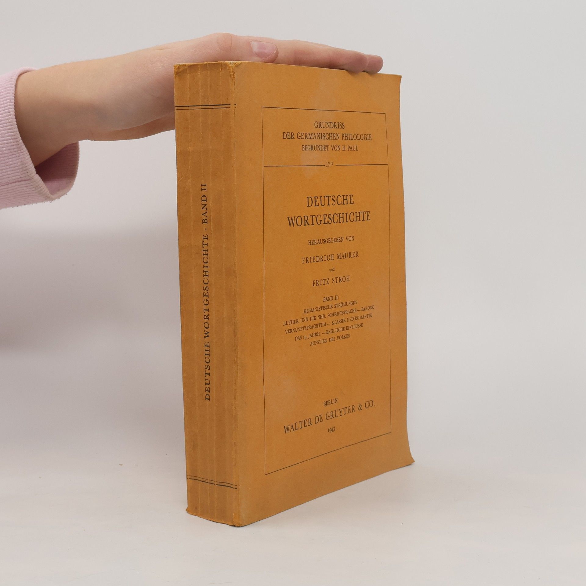 Autores varios Deutsche Wortgeschichte II