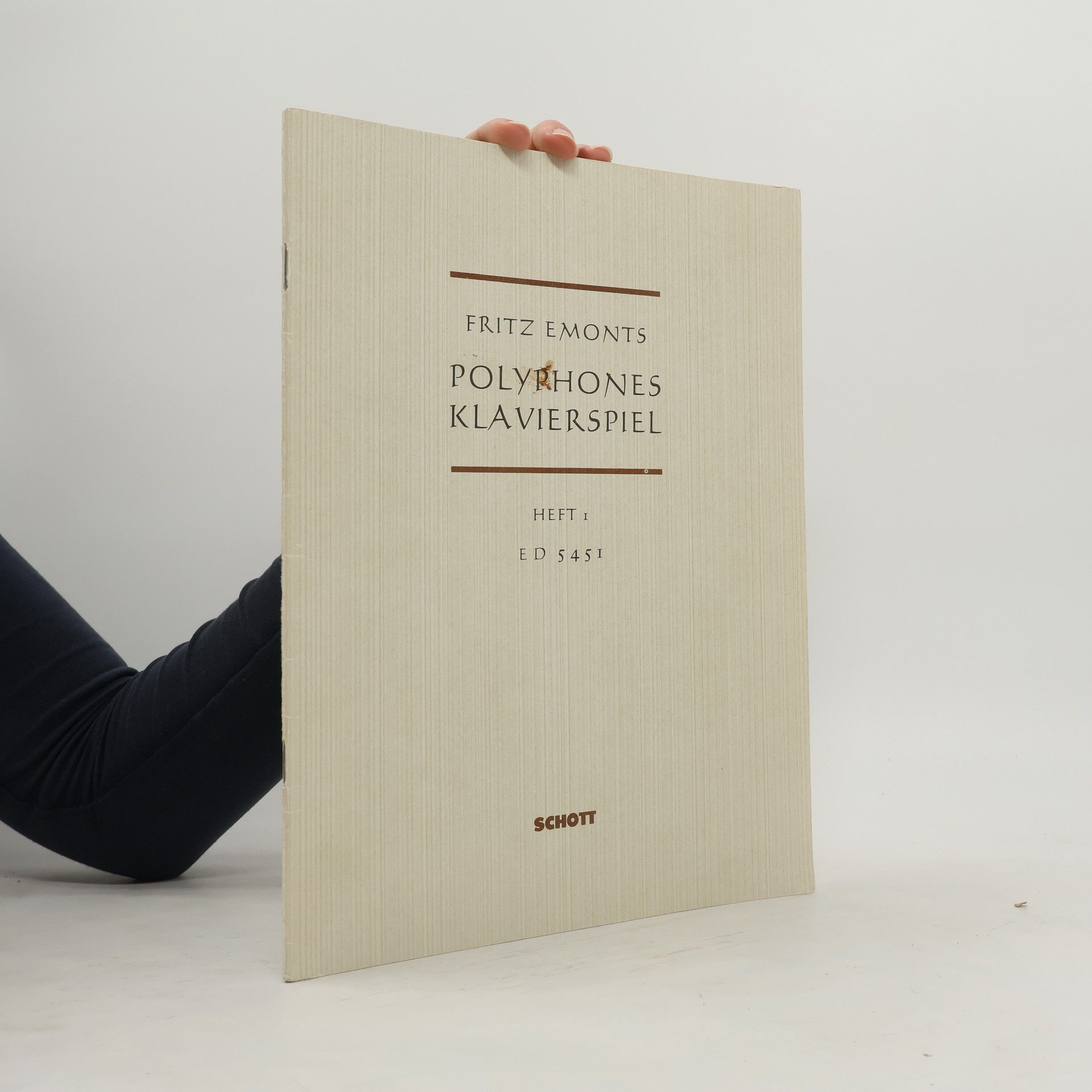 Fritz Emonts Polyphones Klavierspiel 1